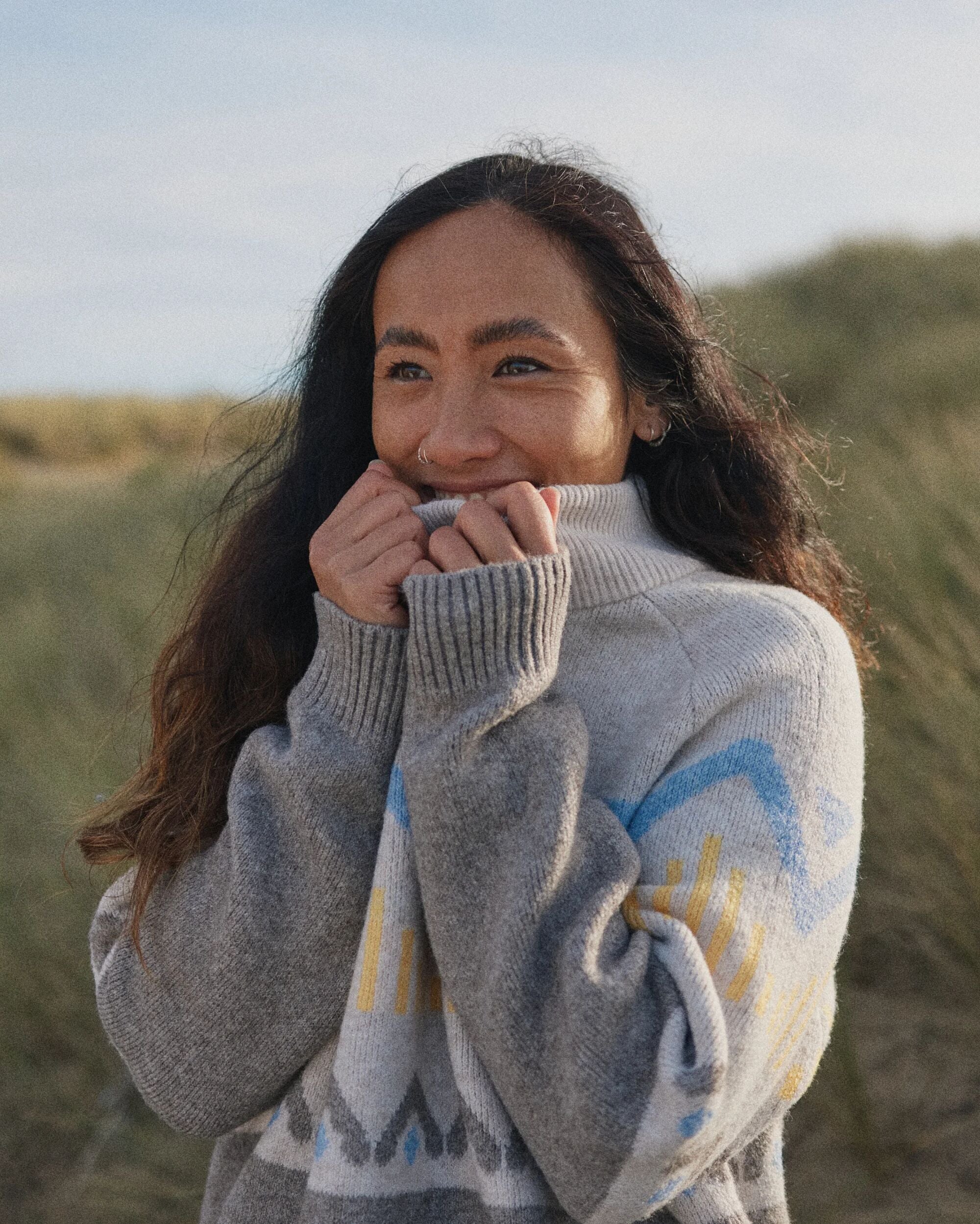 Nettle Knitted Jumper - Birch - Image 6