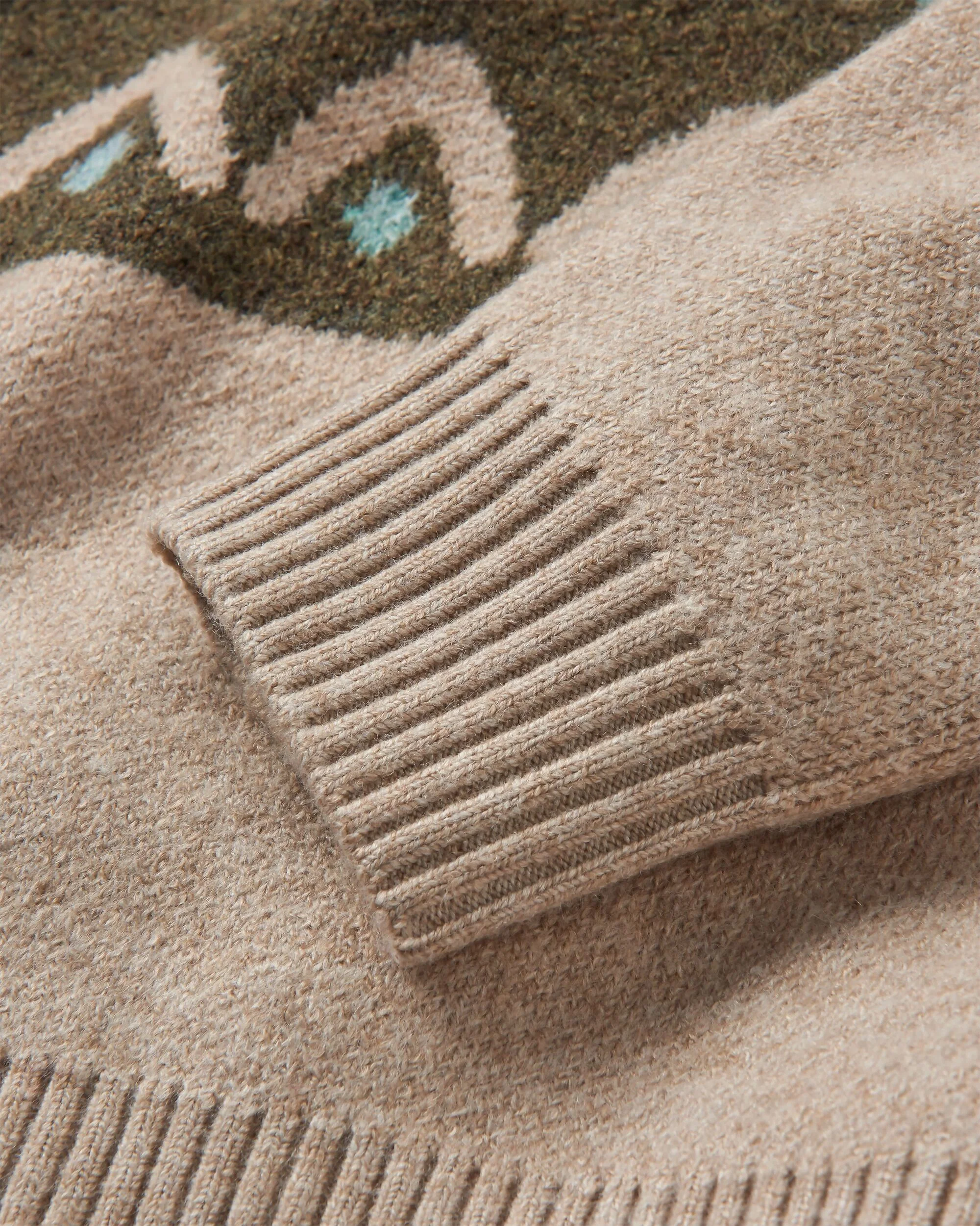 Nettle Knitted Jumper - Khaki - Image 3