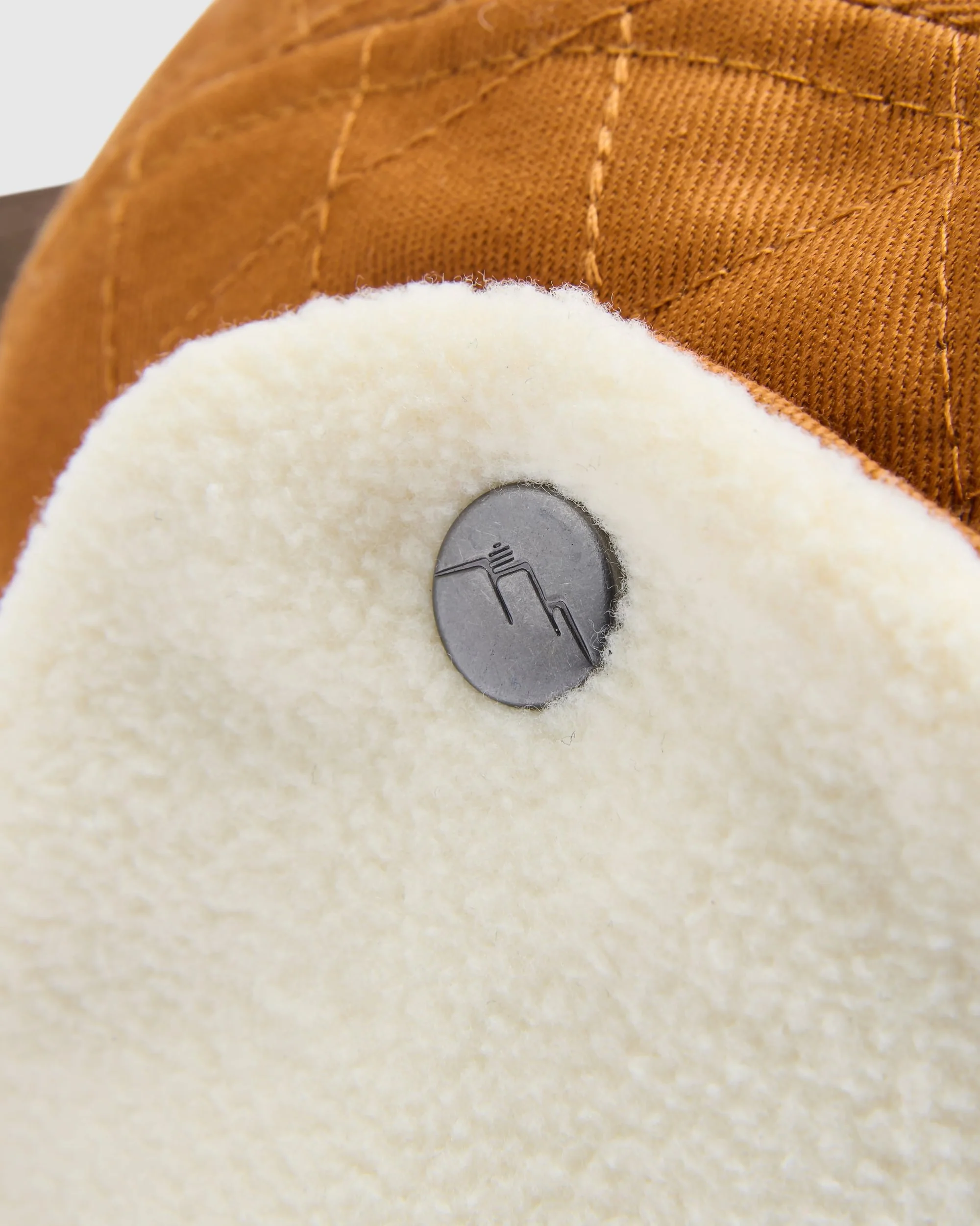 Nightfall Polar Fleece Lined Hat - Retro Orange - Image 3
