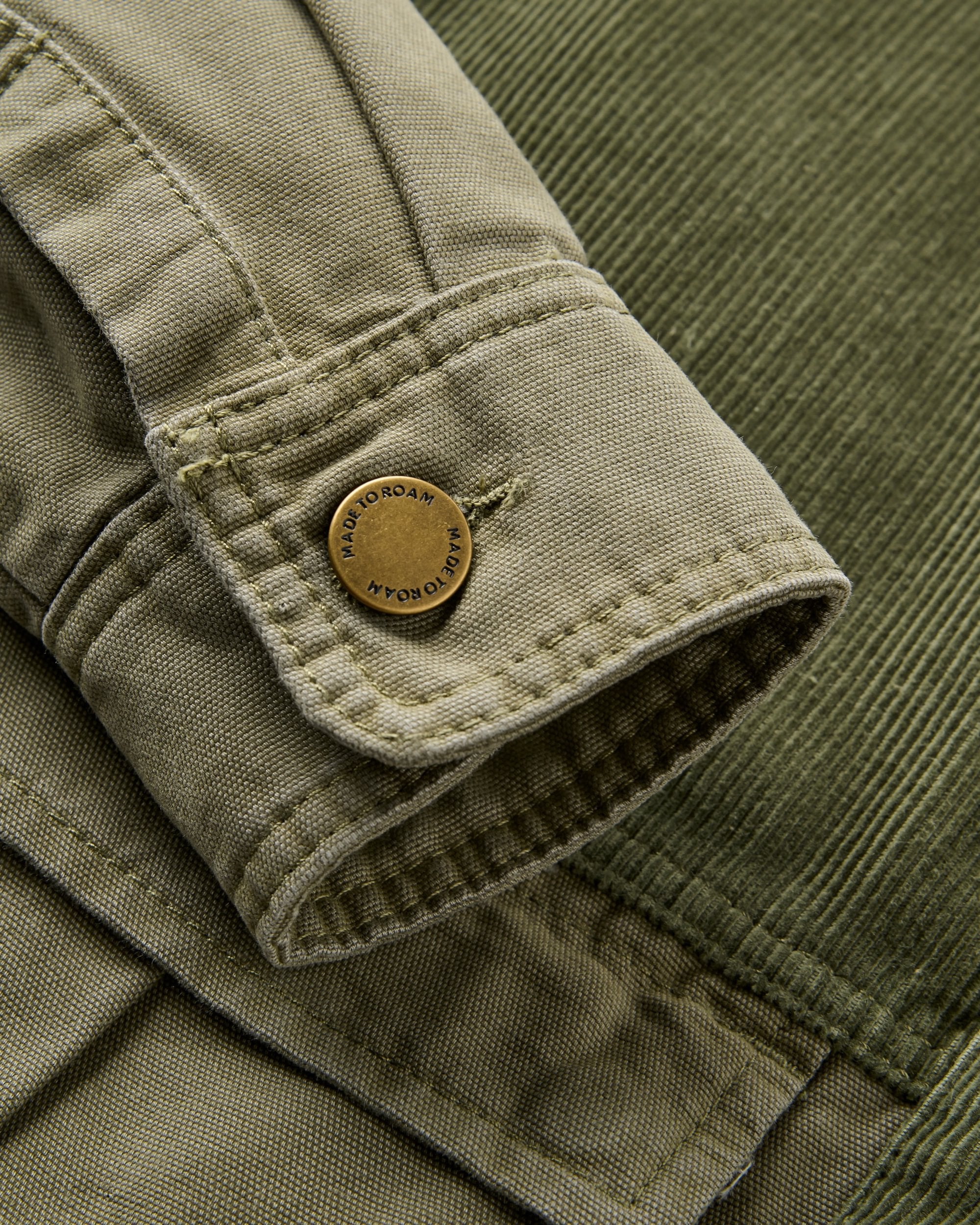 Nomad Corduroy Overshirt - Dusty Olive - Image 5
