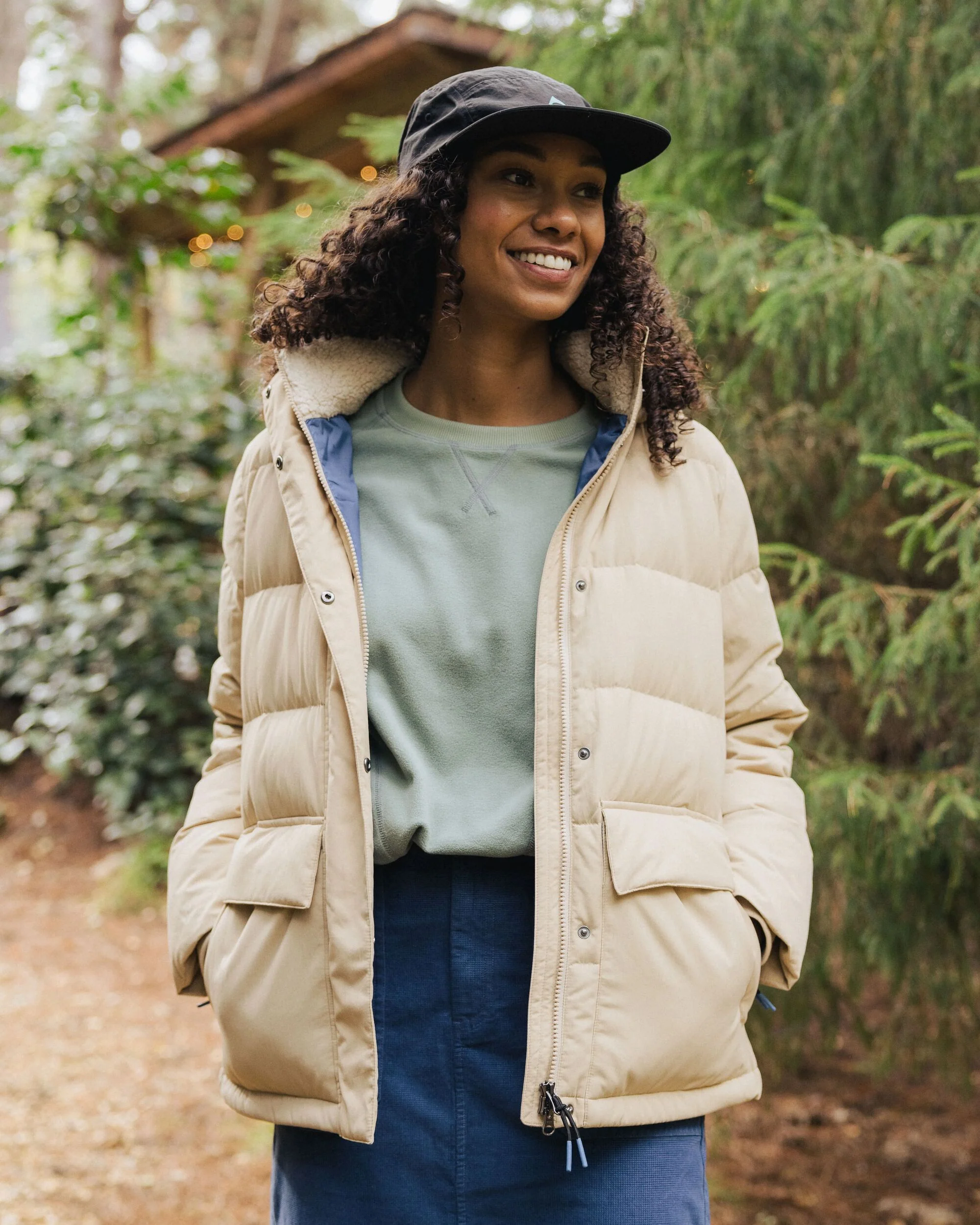 Nook Down Jacket - Stone - Image 4