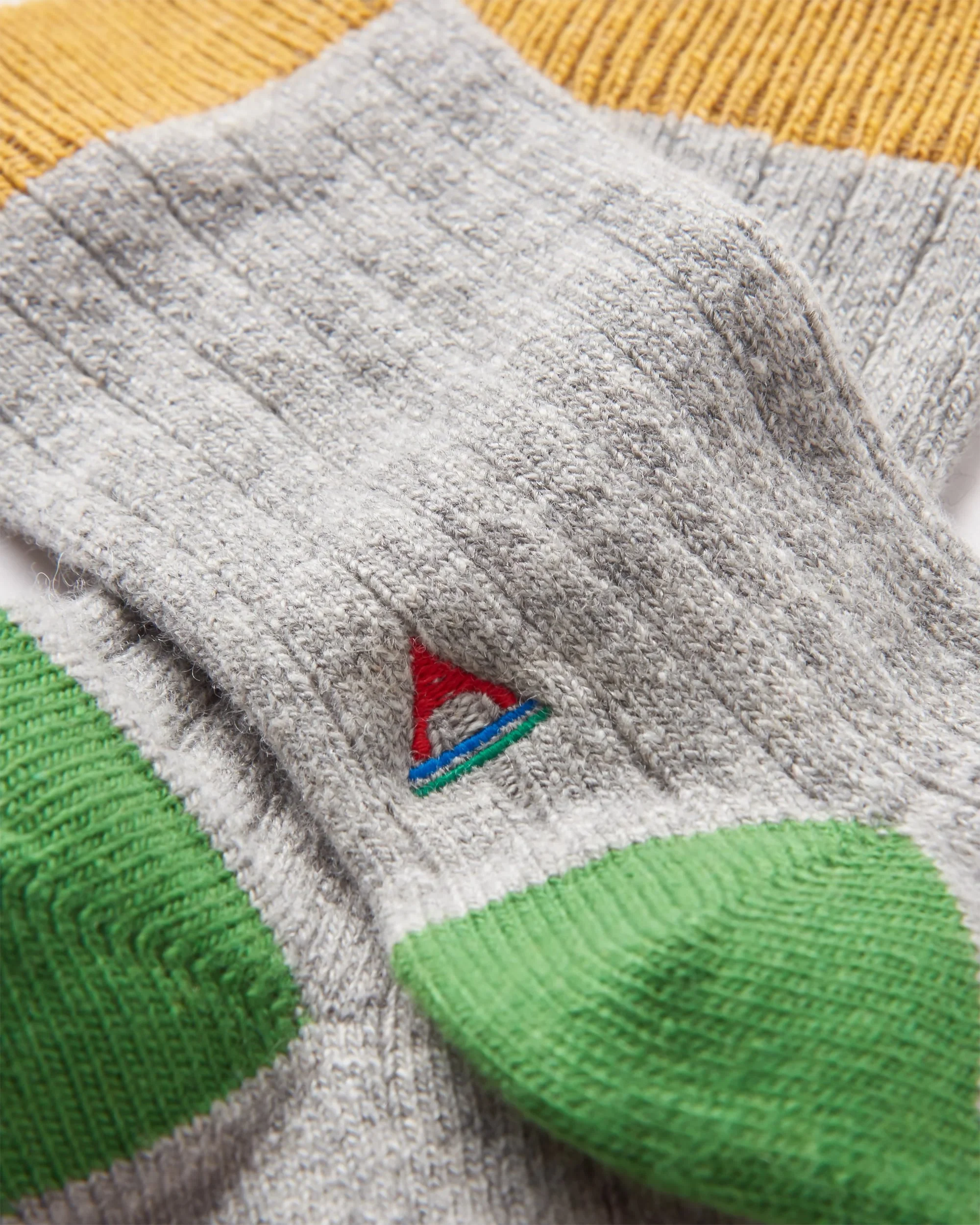 Noosa Crew Socks - Grey Marl - Image 3