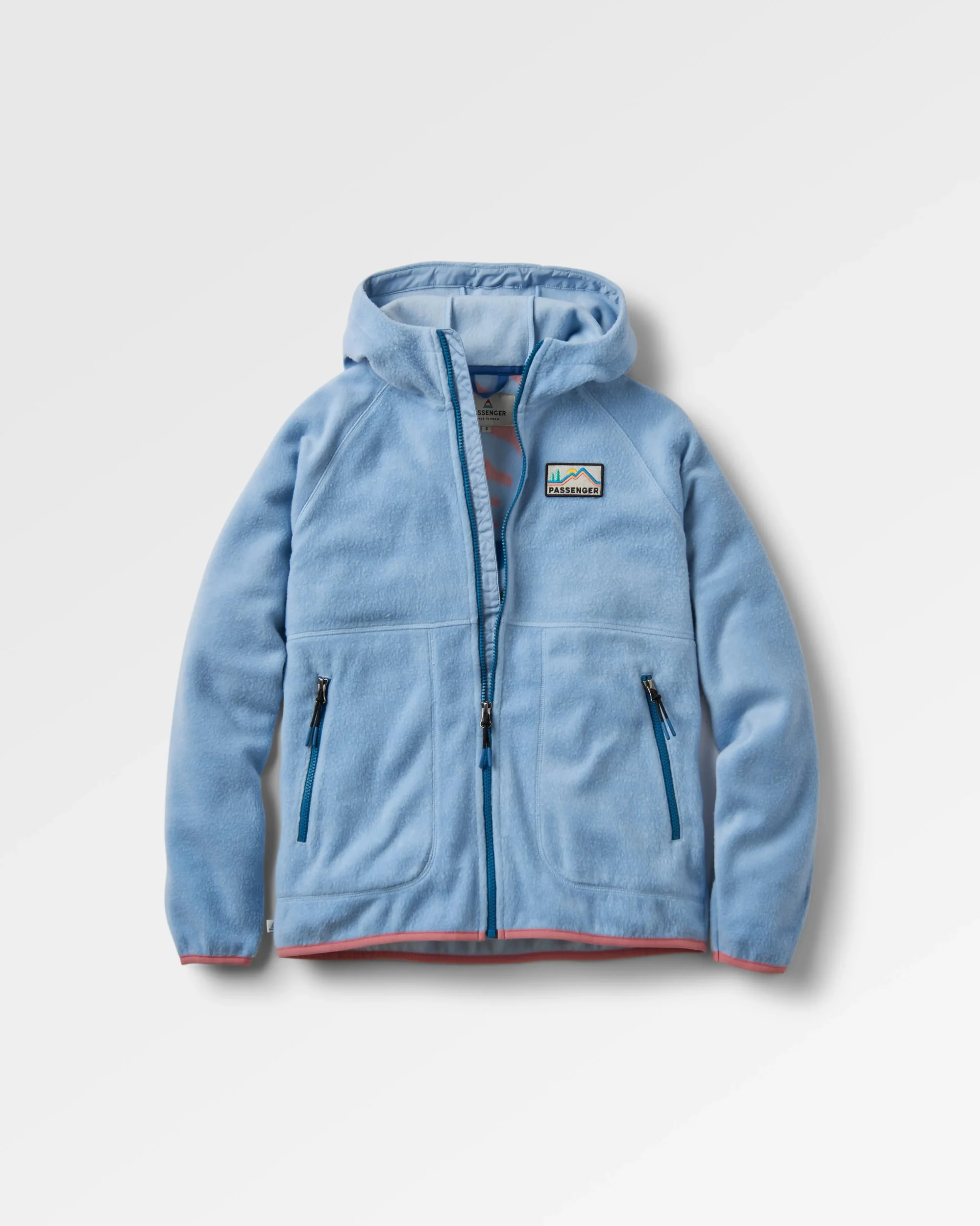 North Coast Vista Full Zip Sherpa Fleece - Blue Fog - Image 3