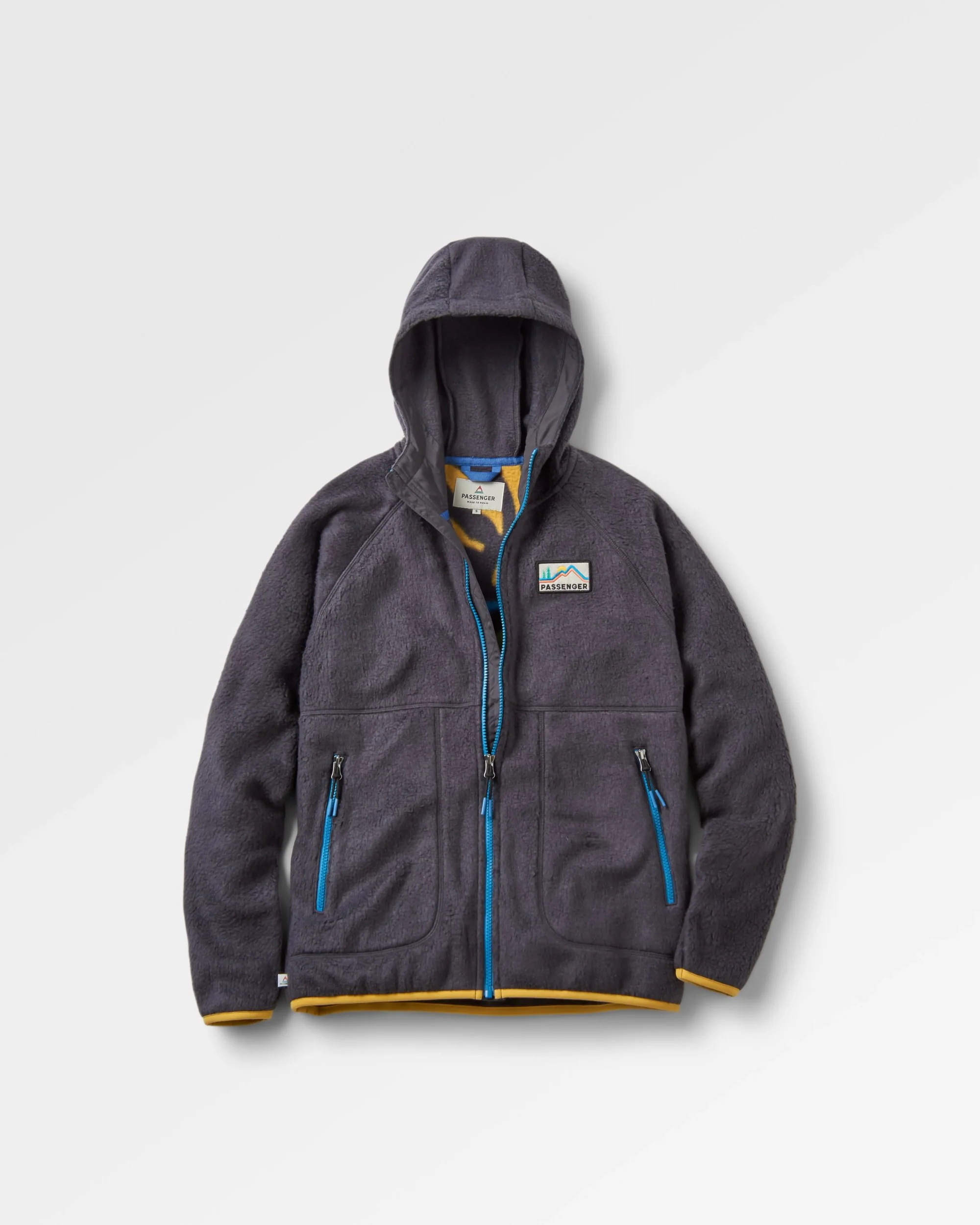 North Coast Vista Full Zip Sherpa Fleece - Faded Black - Image 2