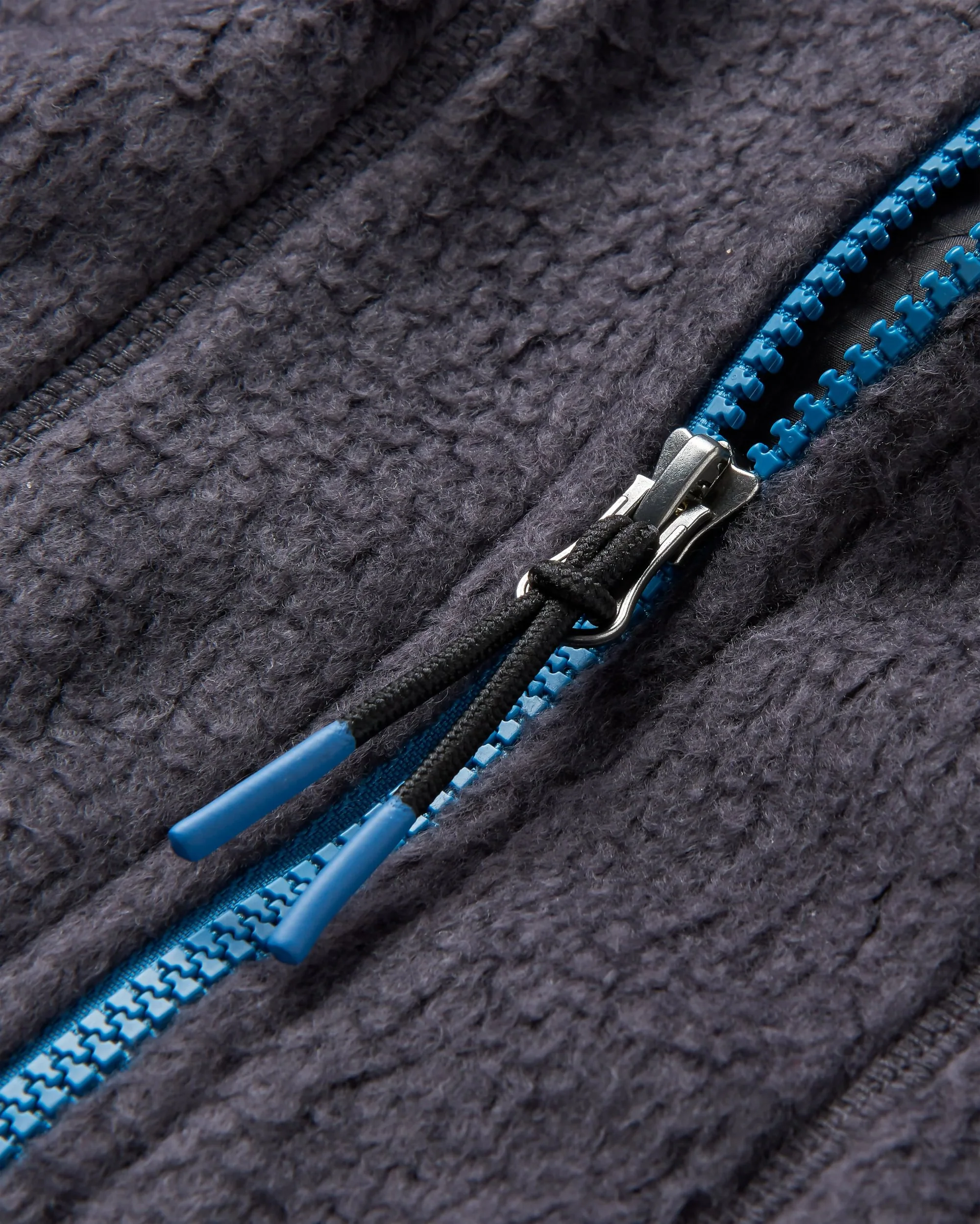 North Coast Vista Full Zip Sherpa Fleece - Faded Black - Image 4