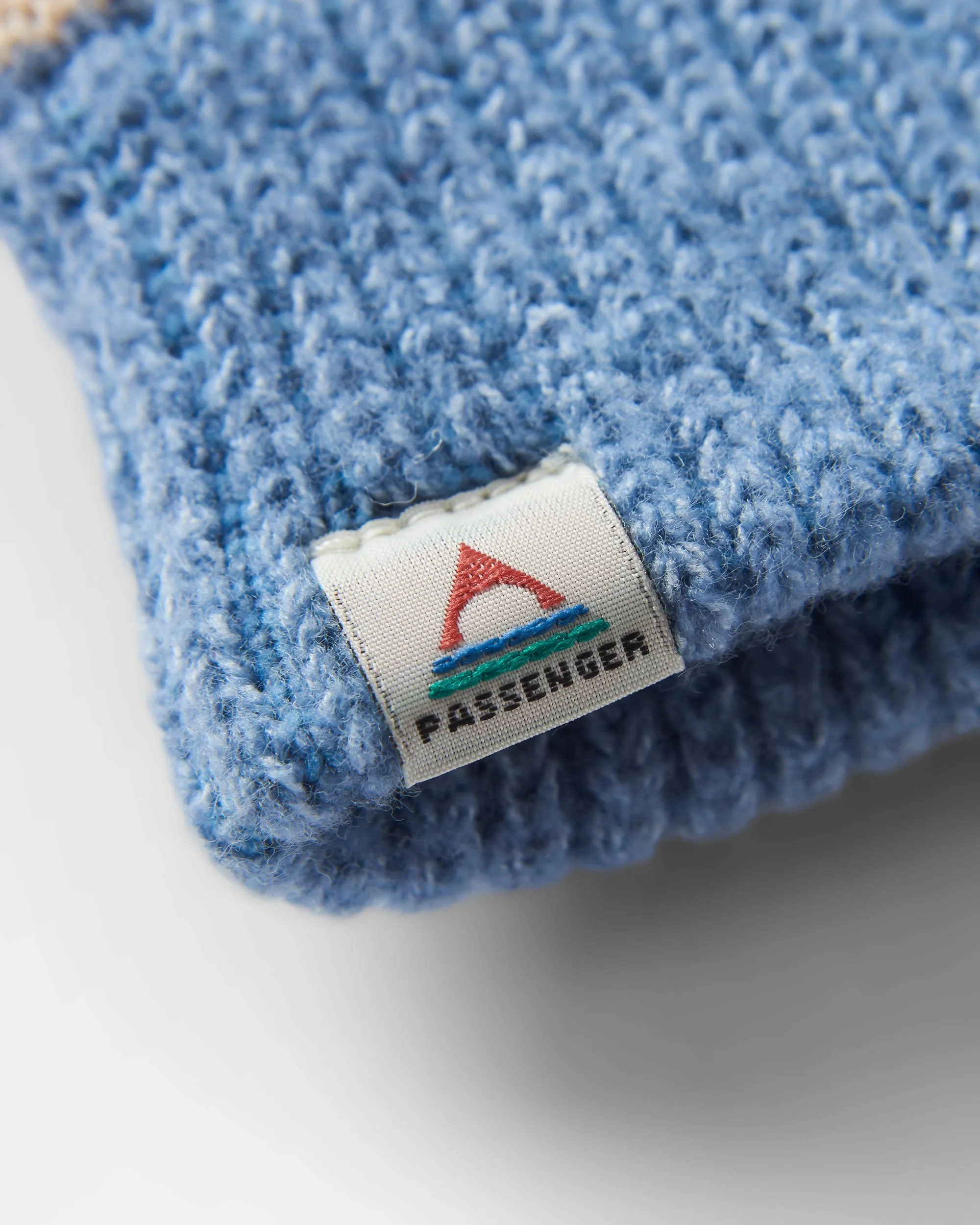 Nurture Fleece Lined Mittens - Faded Denim - Image 4