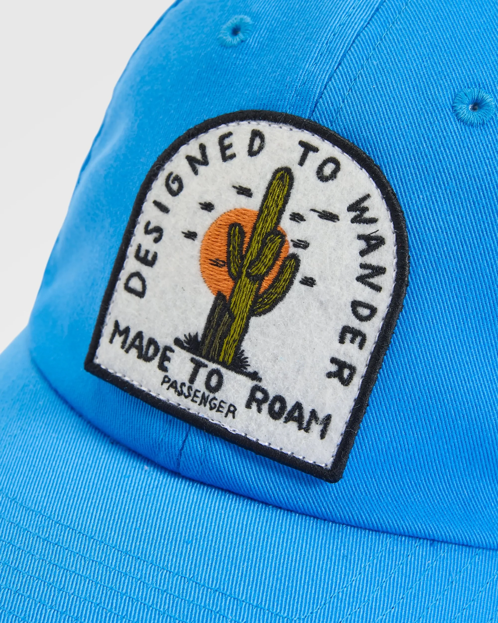 Oakash 6 Panel Cap  - Marine Blue - Image 3