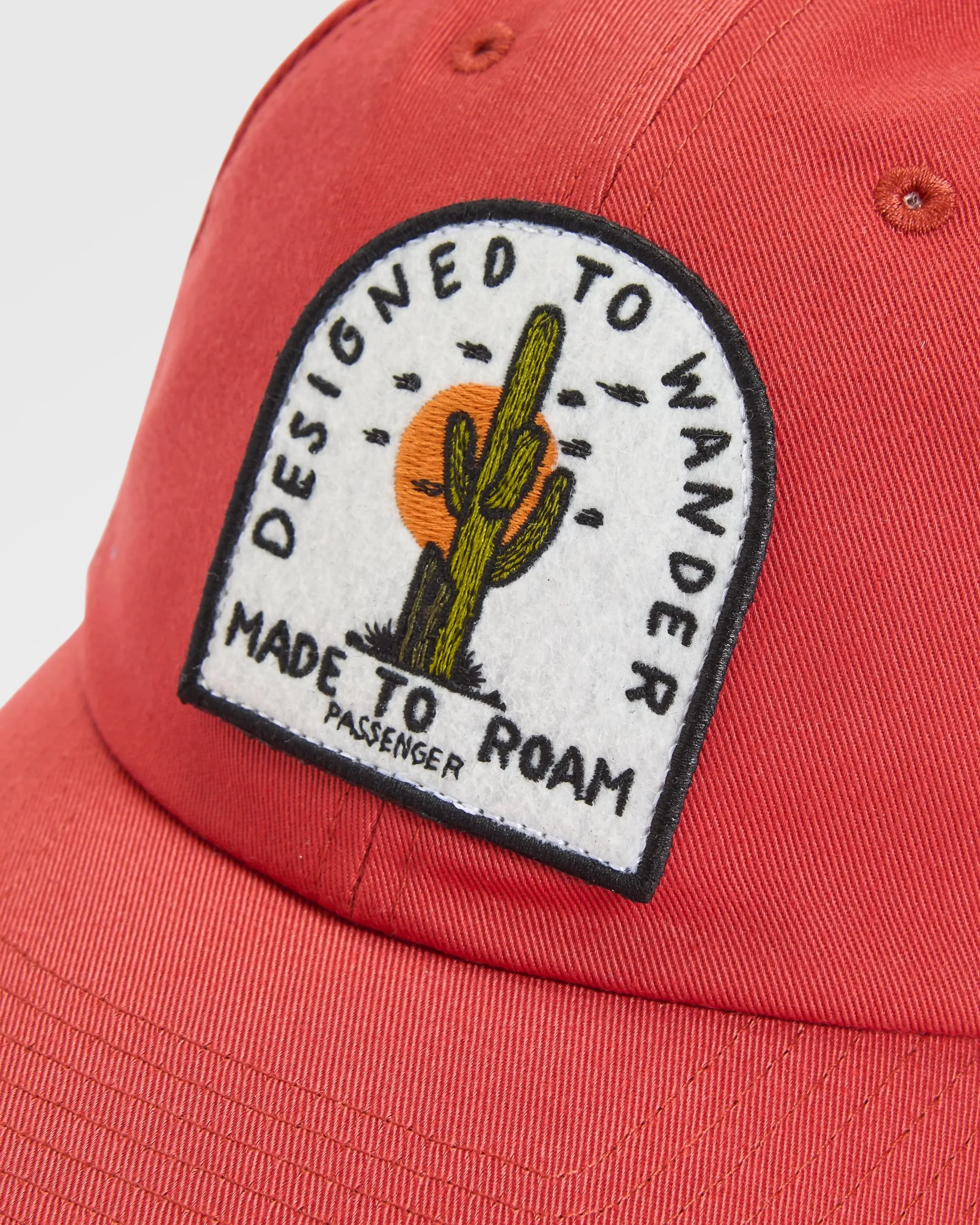Oakash 6 Panel Cap  - Redwood - Image 3