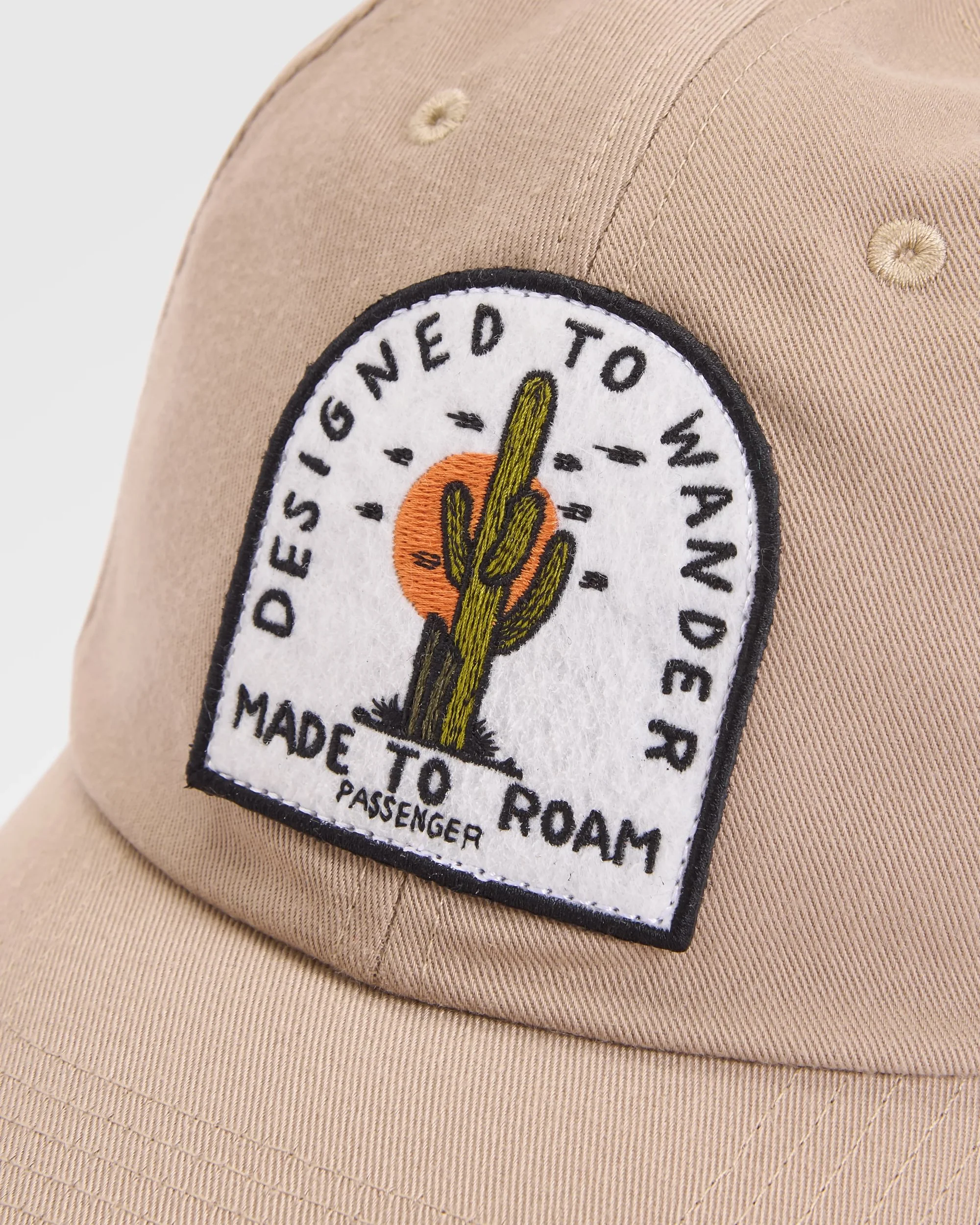 Oakash 6 Panel Cap  - Simply Taupe - Image 6