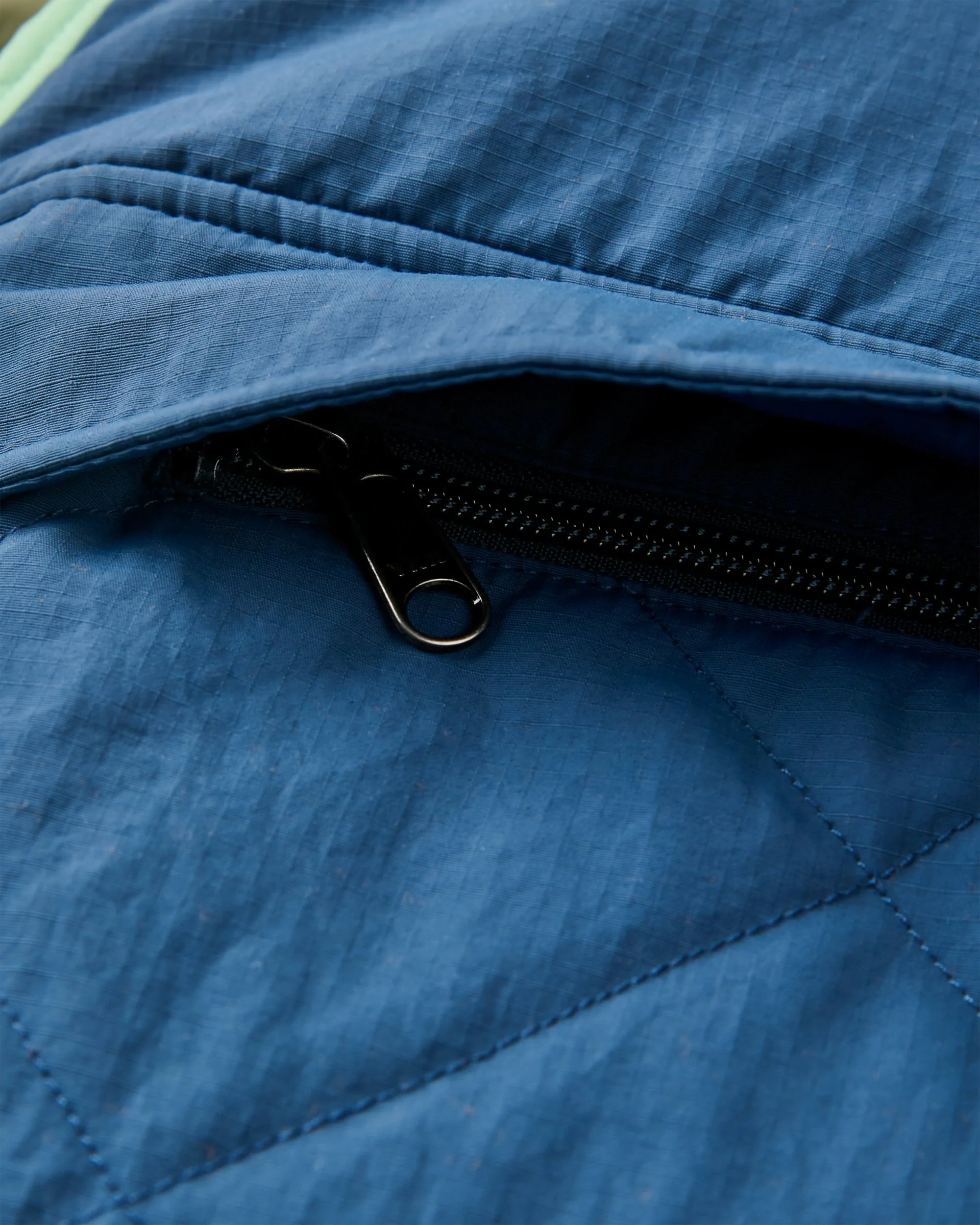 Ocean Insulated Anorak - Dark Denim/ Dusty Olive - Image 7