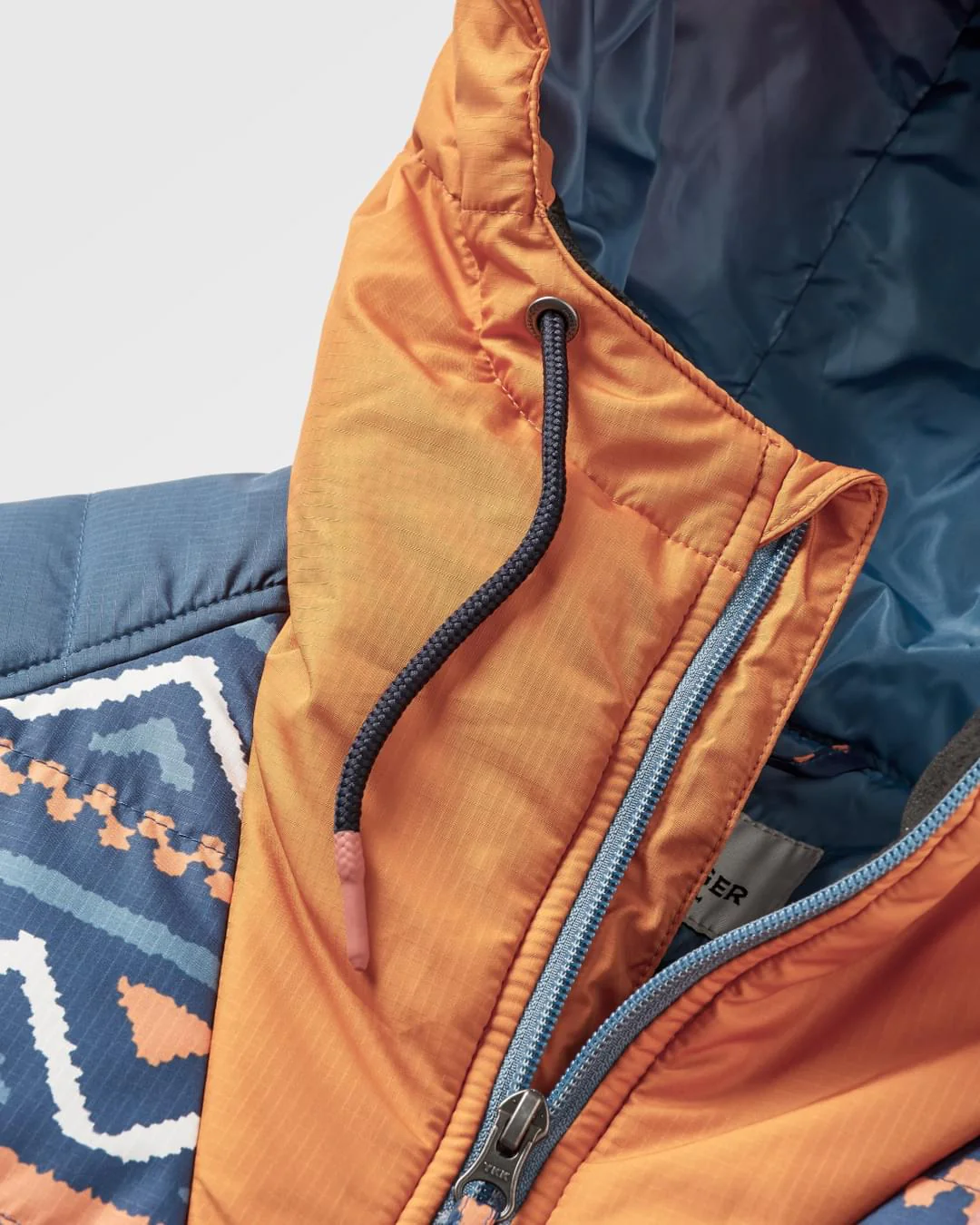 Ocean Insulated Anorak - Homespun Stripe Navy - Image 8