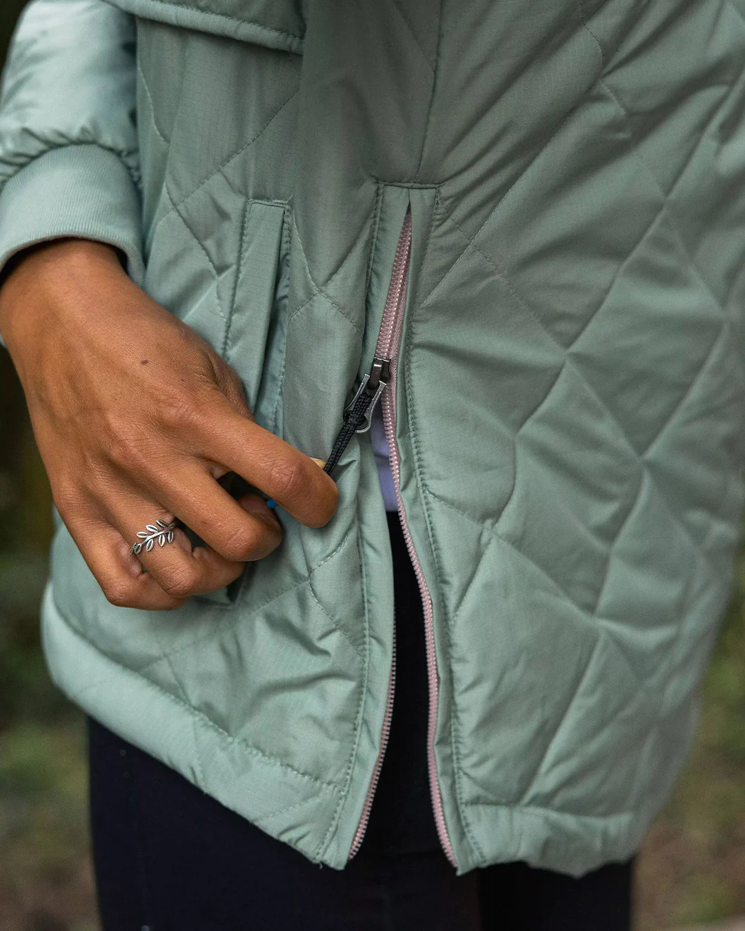 Ocean Insulated Anorak - Pistachio - Image 5