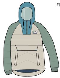 Ocean Insulated Anorak - Pebble Grey - Image 9