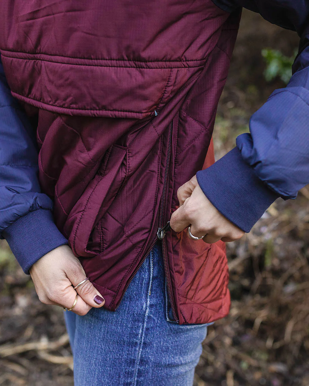 Ocean Insulated Anorak - Windsor Wine - Image 5