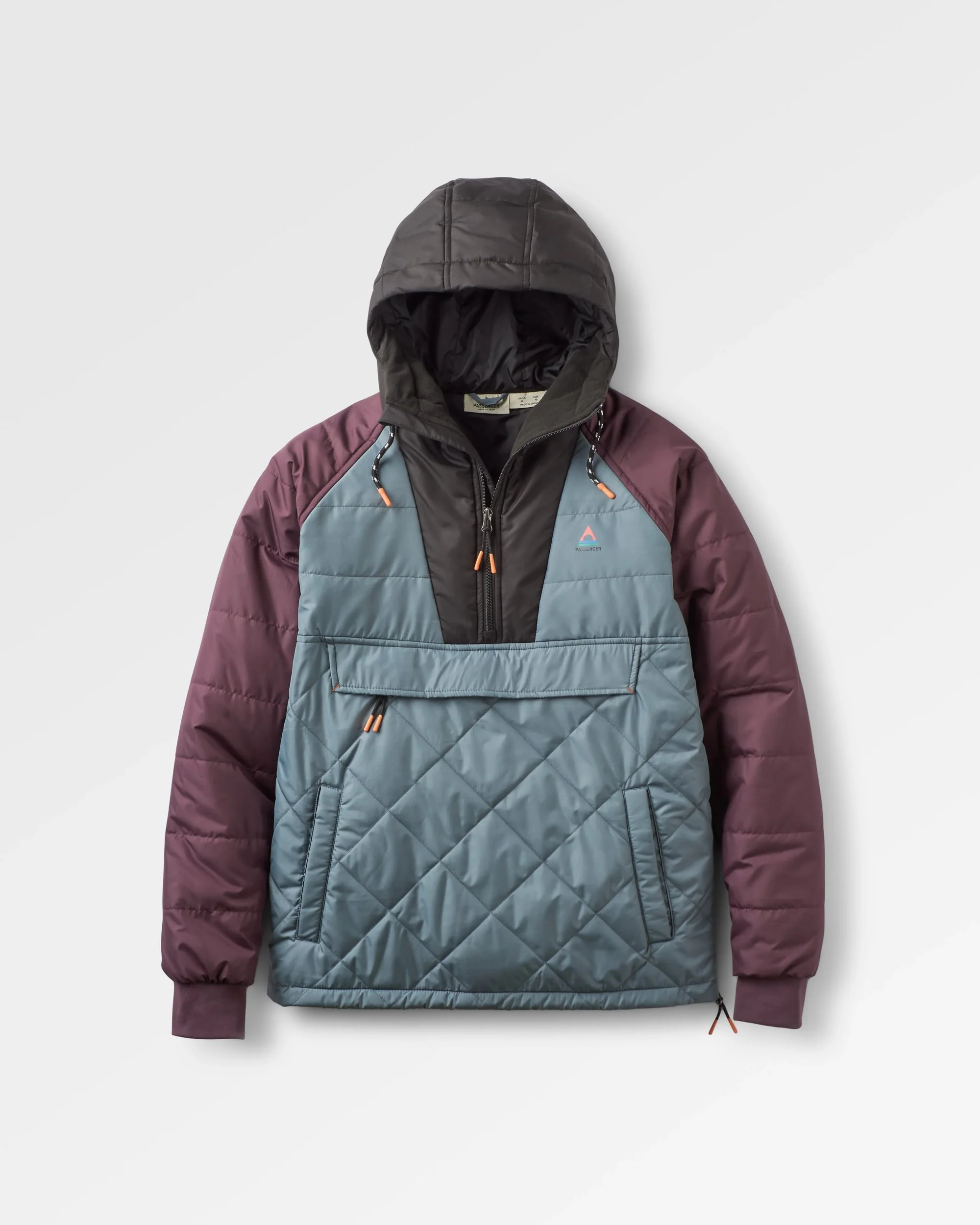Oceanic Insulated Anorak - Storm Grey/Deep Plum - Image 2