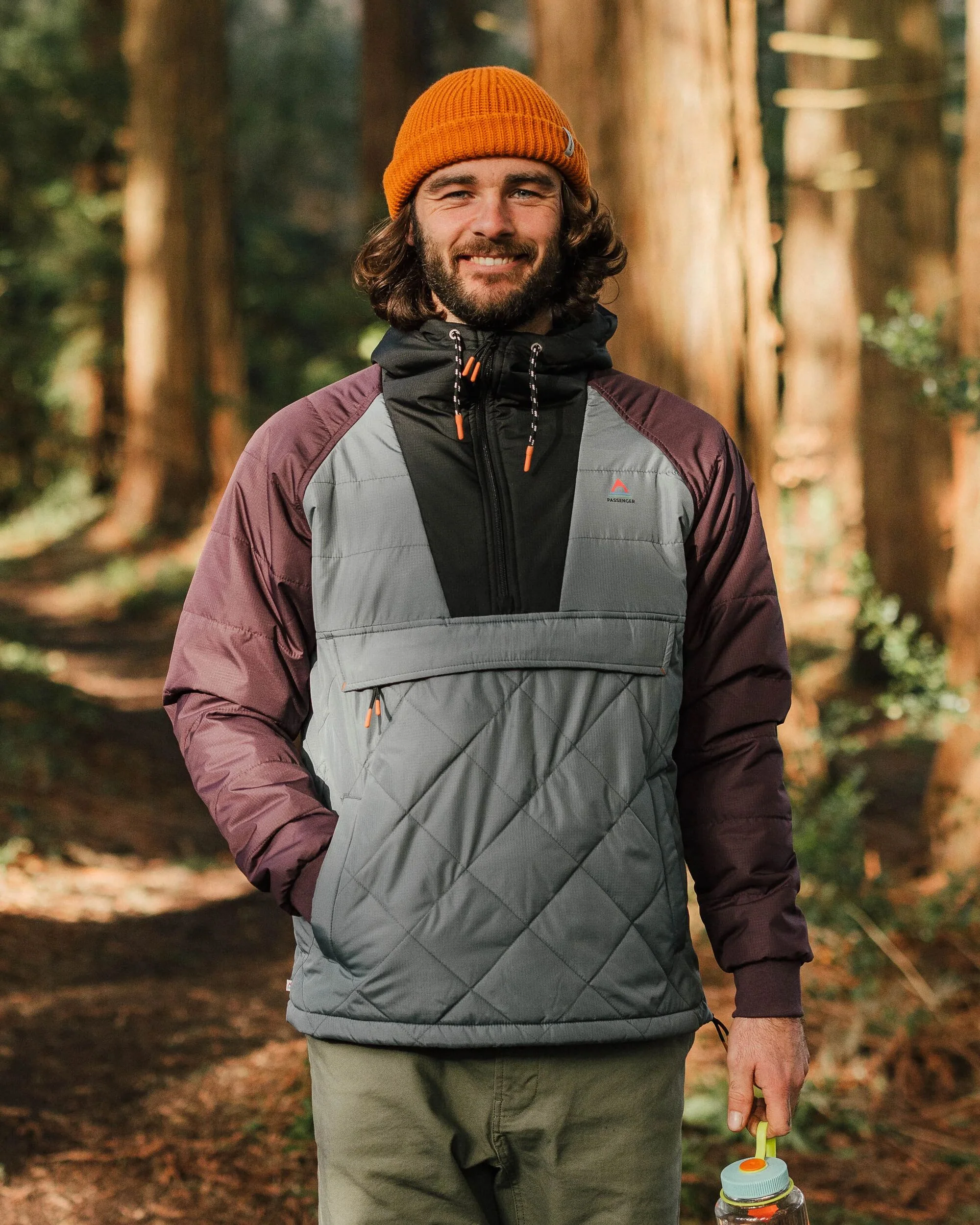 Oceanic Insulated Anorak - Storm Grey/Deep Plum - Image 4