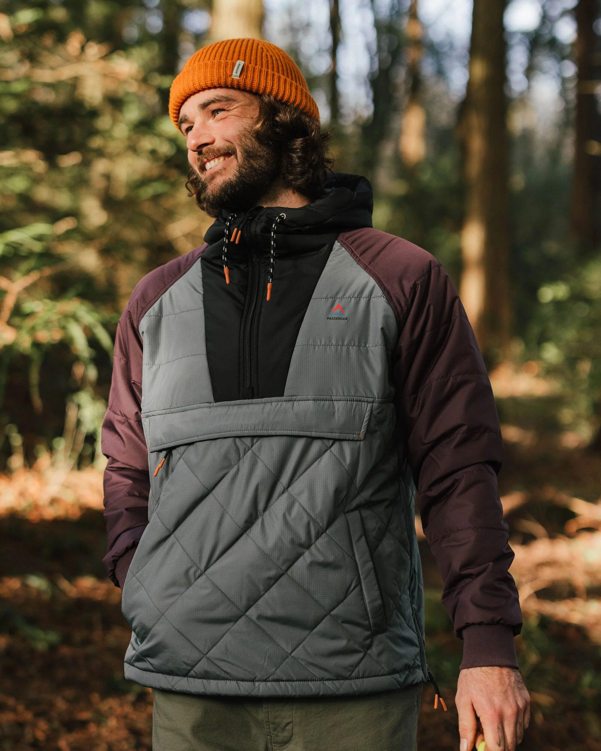 Oceanic Insulated Anorak - Storm Grey/Deep Plum - Image 5