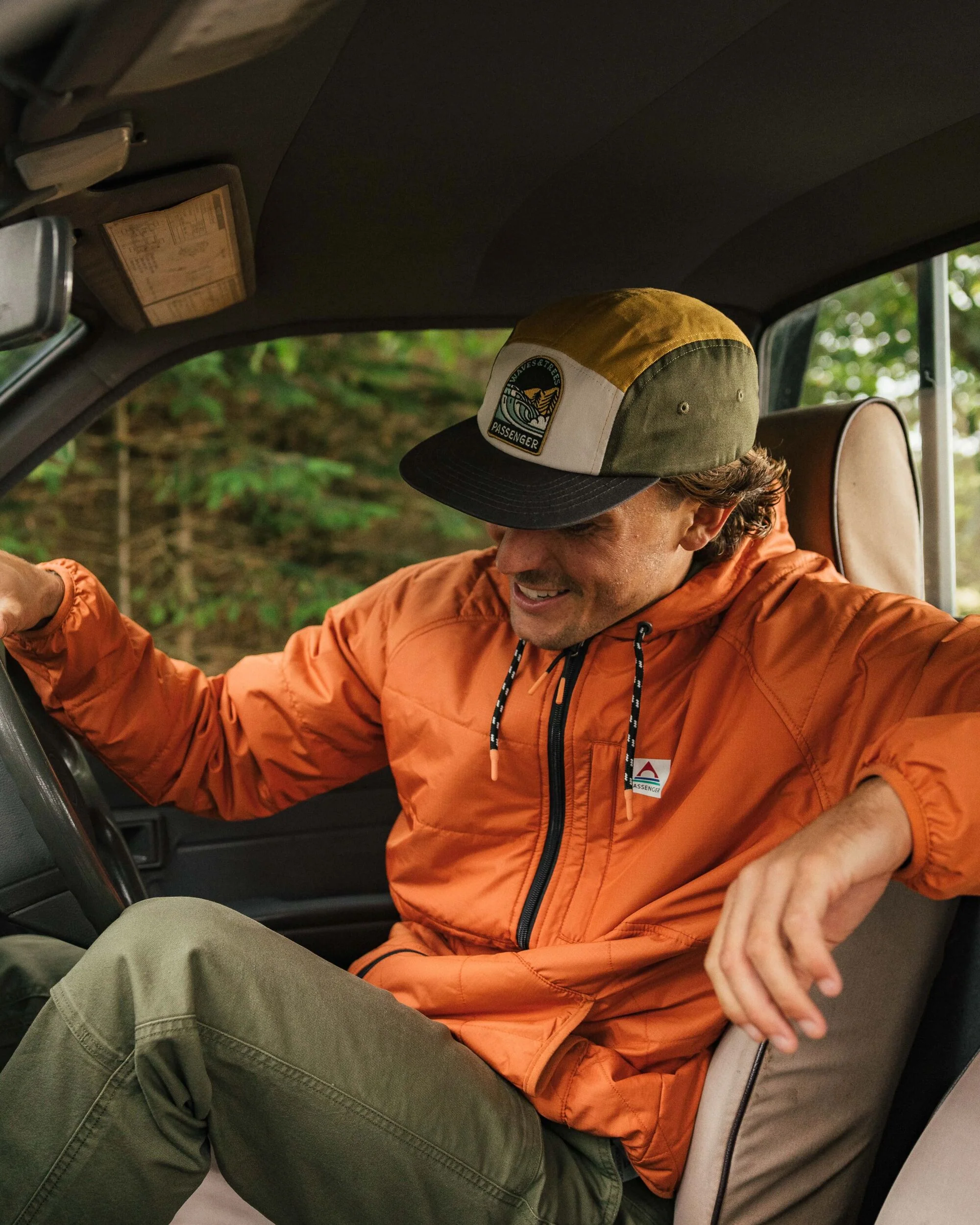 Dylan Insulated Full Zip Jacket - Burnt Orange - Image 4