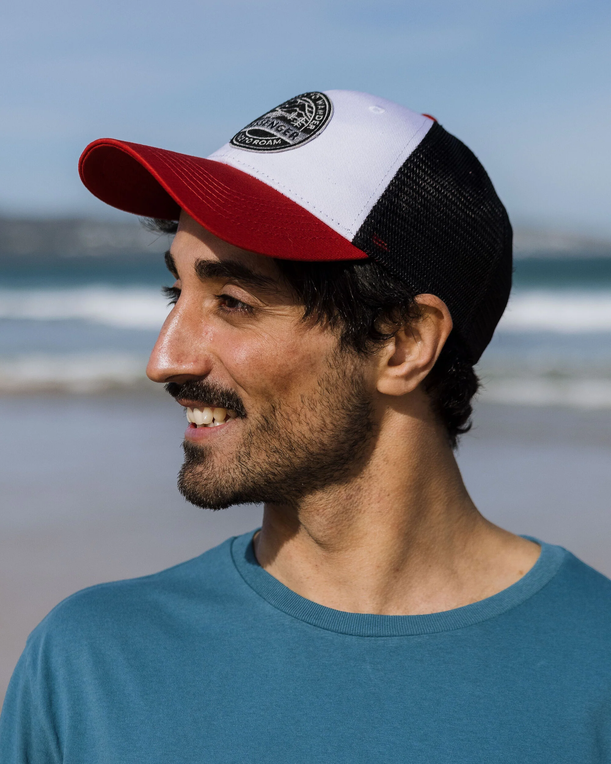 Odyssey Mesh Cap - Black/Red Spice - Image 2