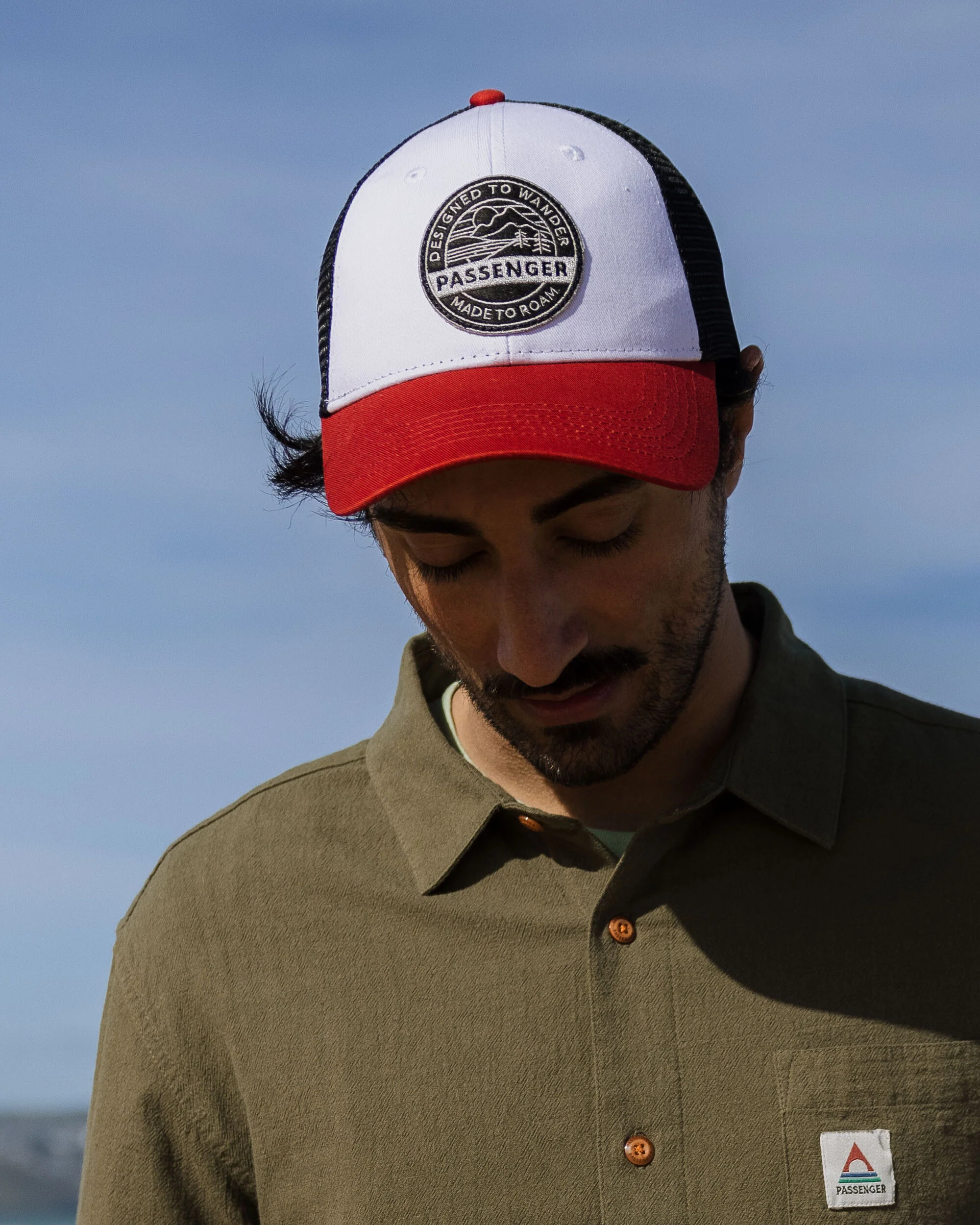 Odyssey Mesh Cap - Black/Red Spice - Image 3