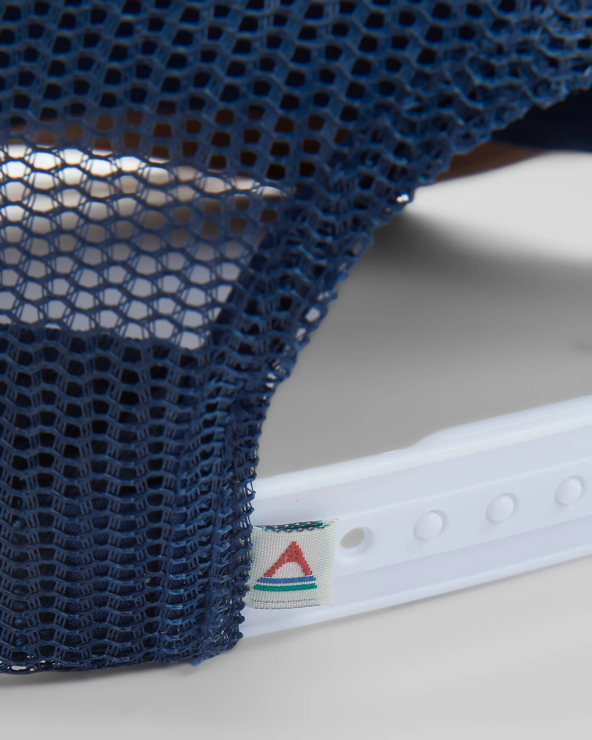Odyssey Mesh Snapback Cap - Rich Navy/Rubber - Image 4