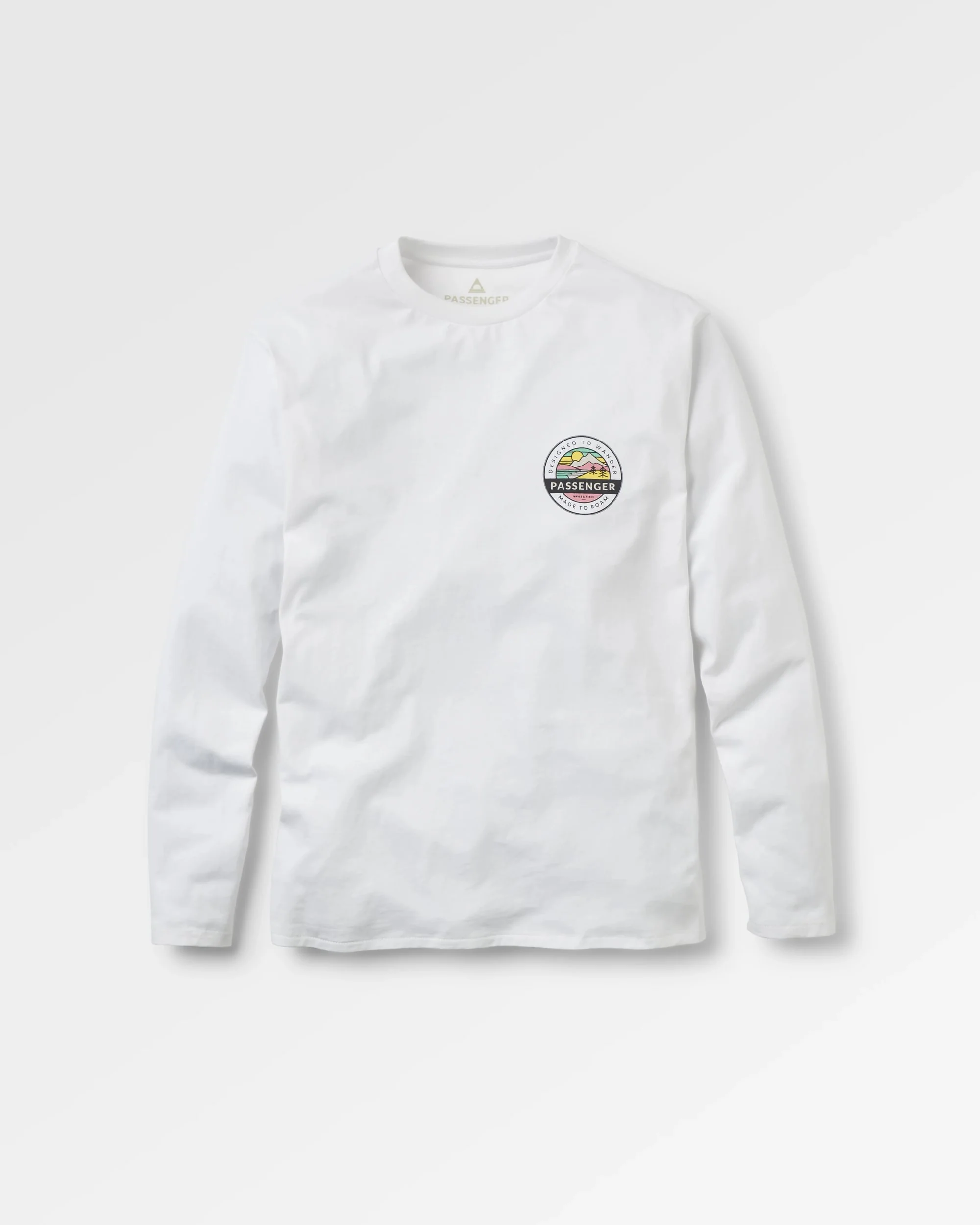 Odyssey Organic Cotton LS T-Shirt - White - Image 2