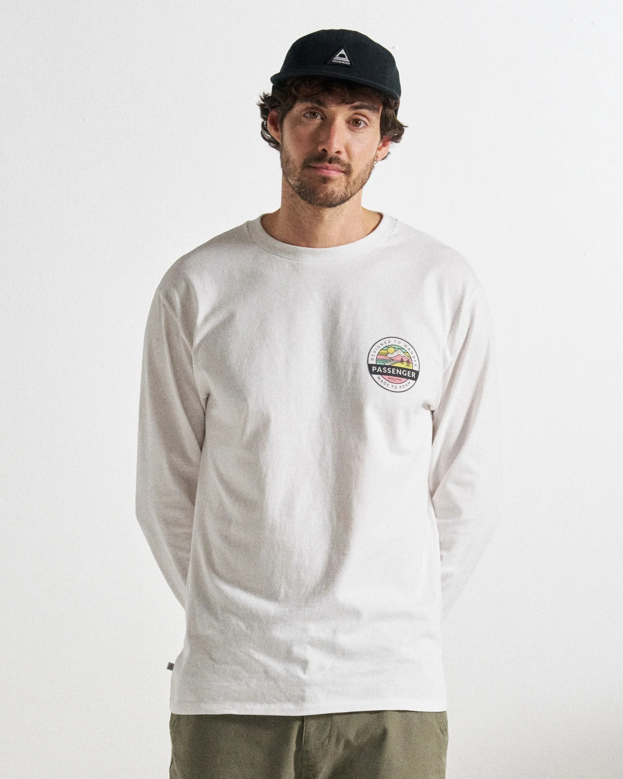 Odyssey Organic Cotton LS T-Shirt - White - Image 3