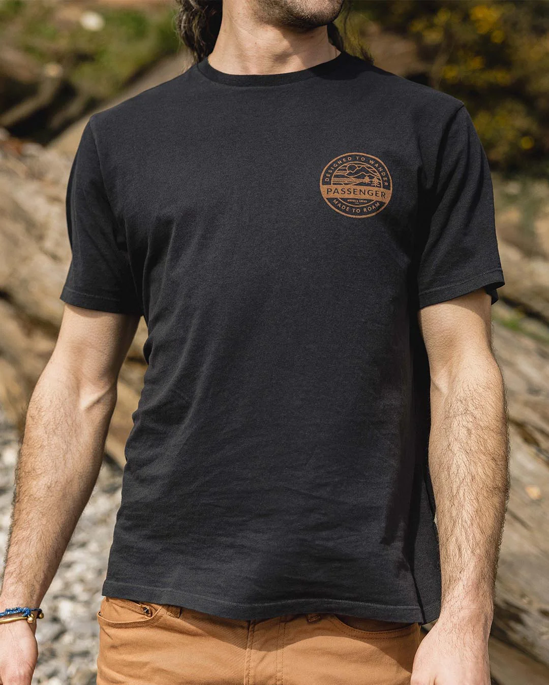 Odyssey Organic Cotton T-Shirt - Black - Image 2