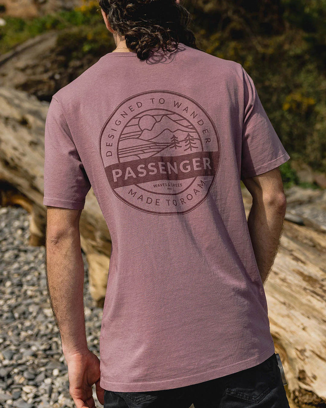 Odyssey Organic Cotton T-Shirt - Grape - Image 6