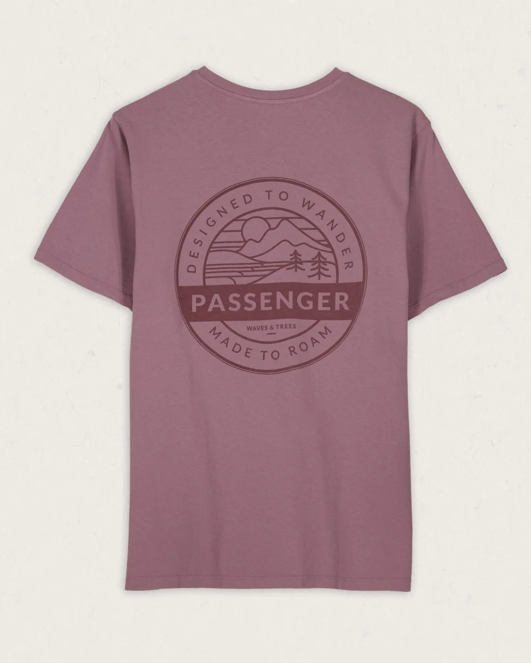 Odyssey Organic Cotton T-Shirt - Grape - Image 7