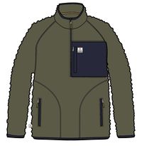 Offgrid 1/4 Zip Sherpa Fleece - Khaki - Image 10