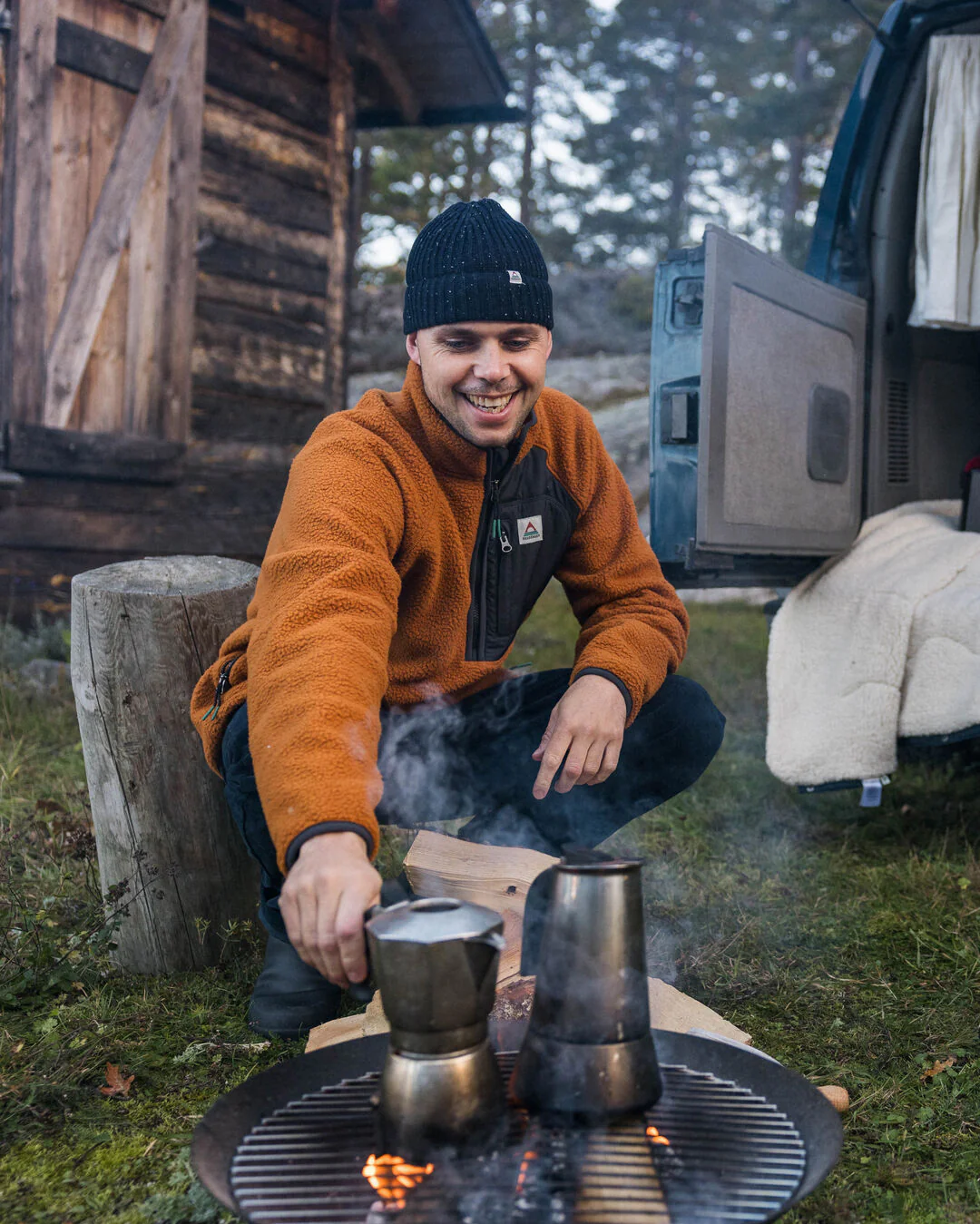 Offgrid 1/2 Zip Sherpa Fleece - Glazed Ginger - Image 4