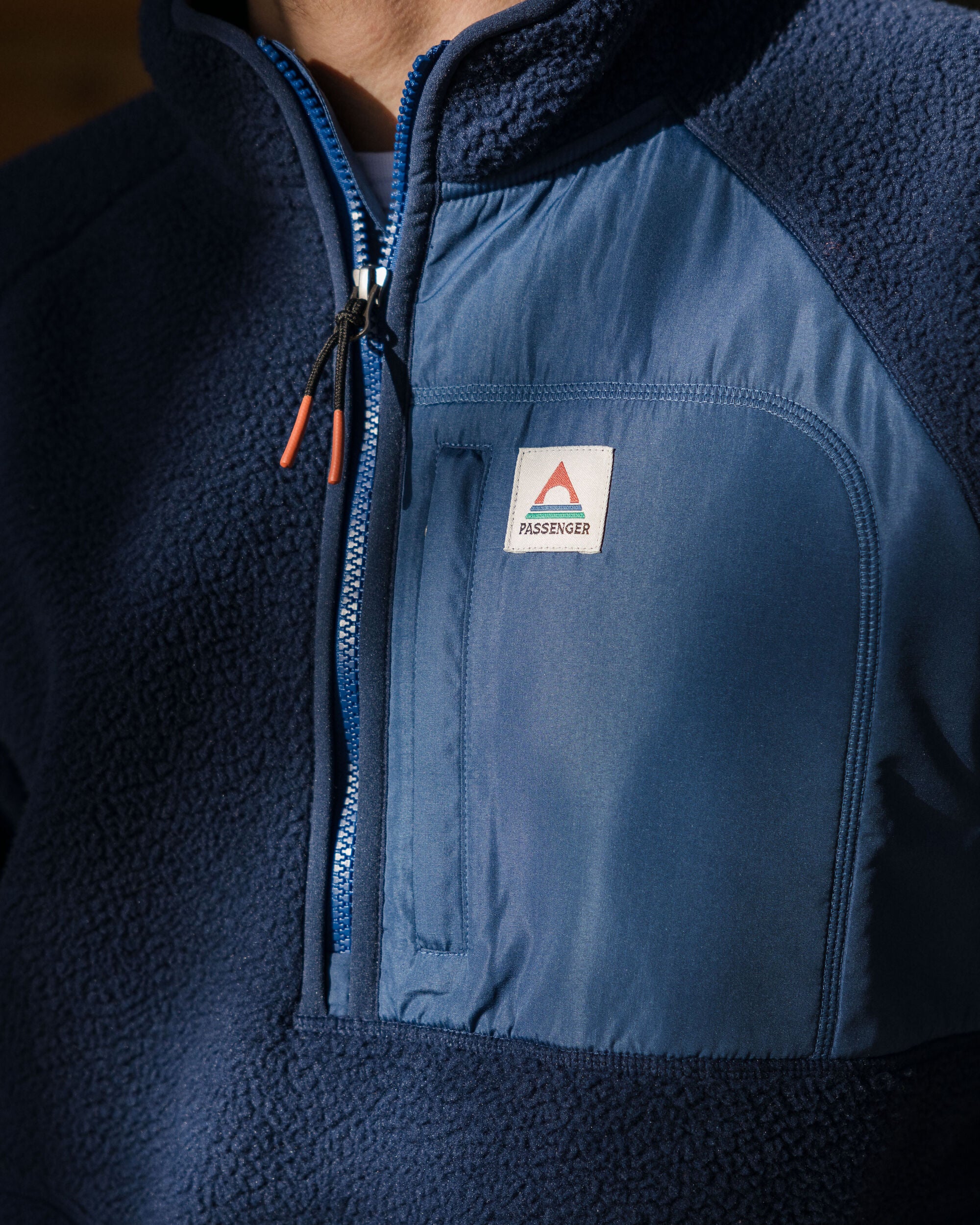 Offgrid 1/2 Zip Sherpa Fleece - Rich Navy - Image 3