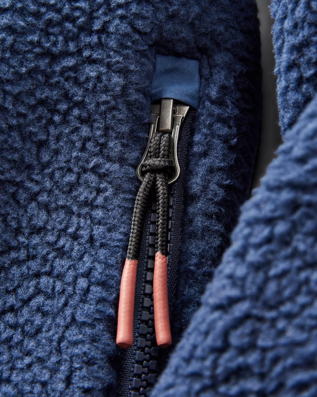 Offgrid 1/2 Zip Sherpa Fleece - Rich Navy - Image 6