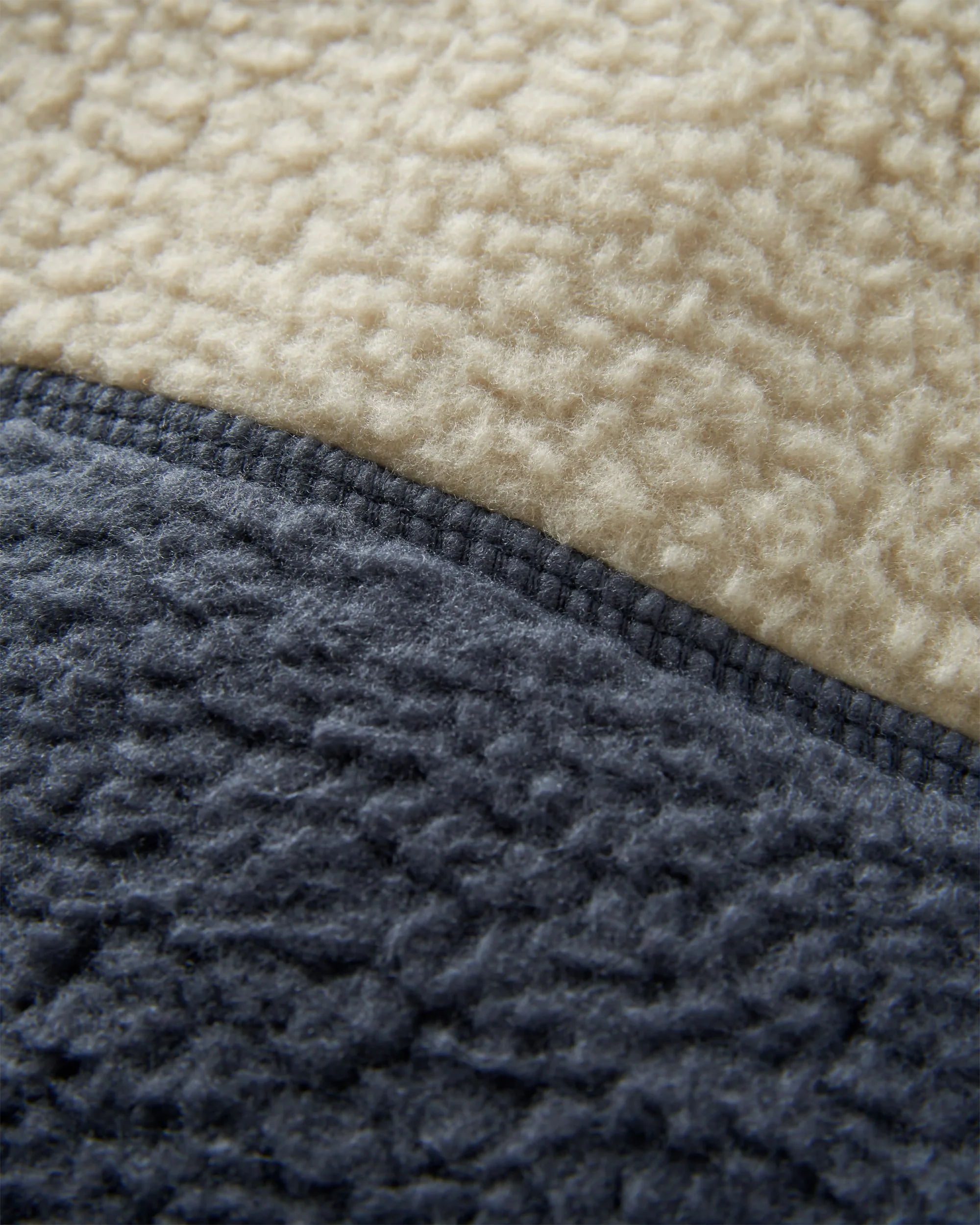 Offgrid 1/2 Zip Sherpa Fleece - Oatmeal/Charcoal - Image 7