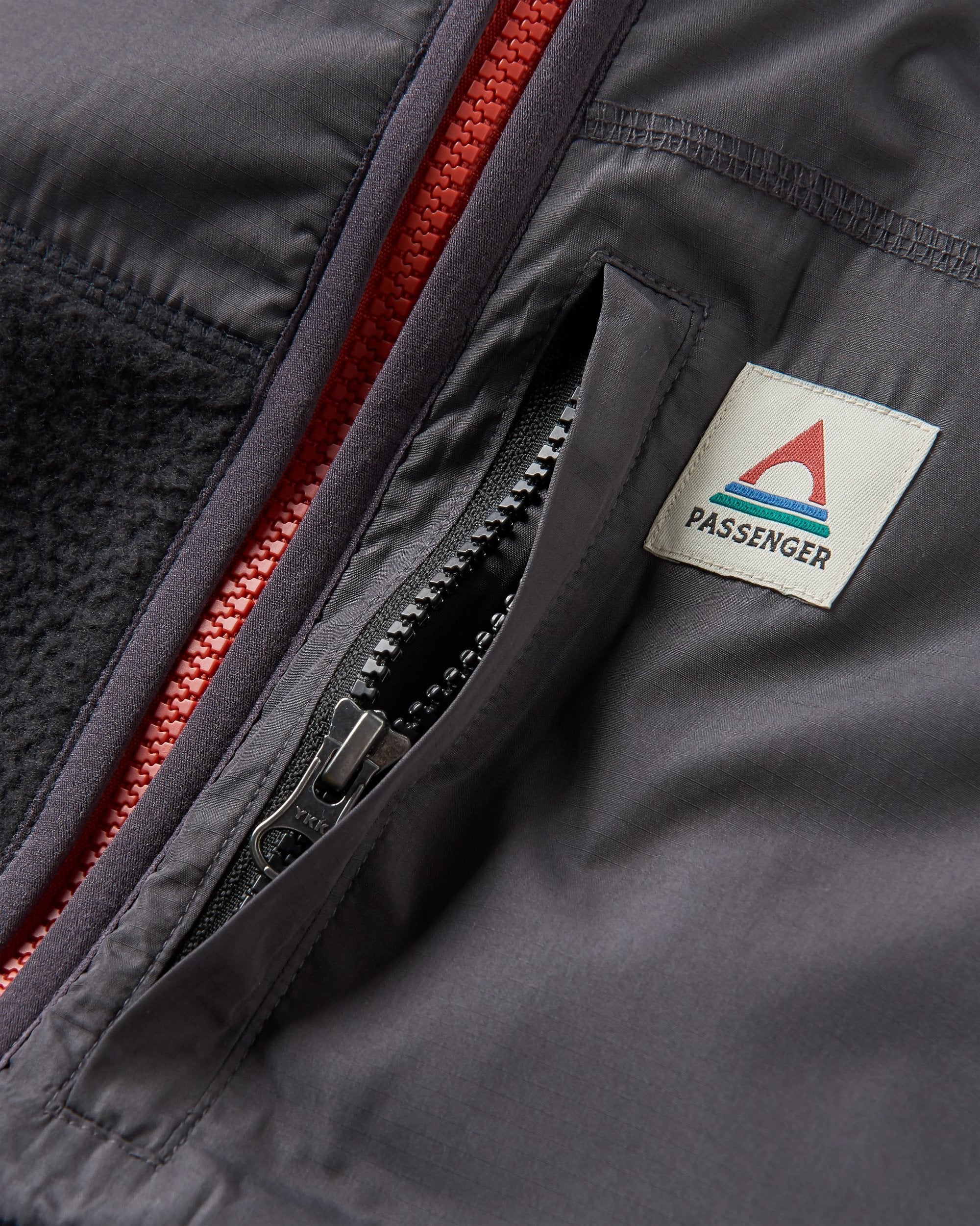 Offgrid Sherpa Fleece Vest - Black - Image 5