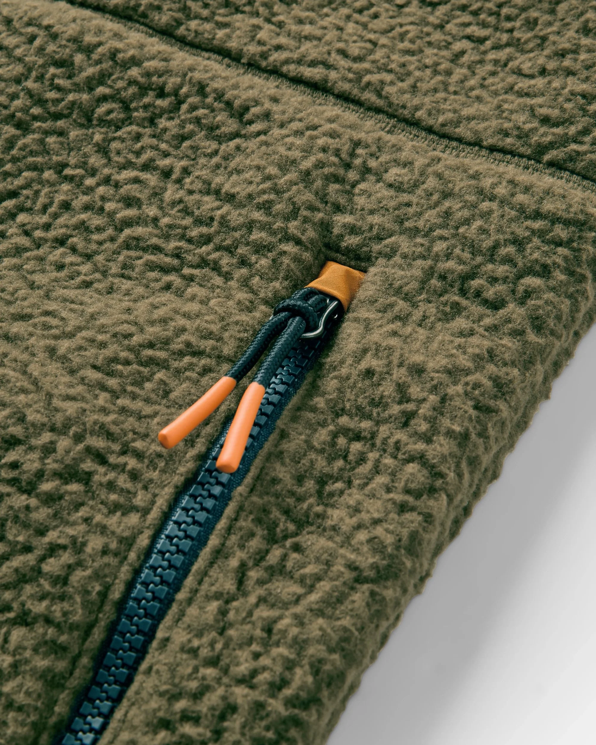 Offgrid Sherpa Fleece Vest - Dark Olive - Image 6