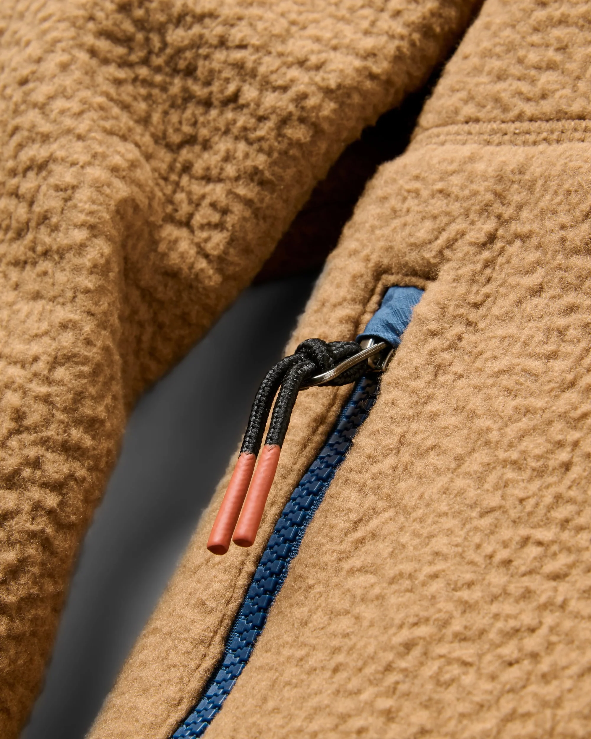 Offgrid Sherpa Crew Fleece - Caramel Brown - Image 2