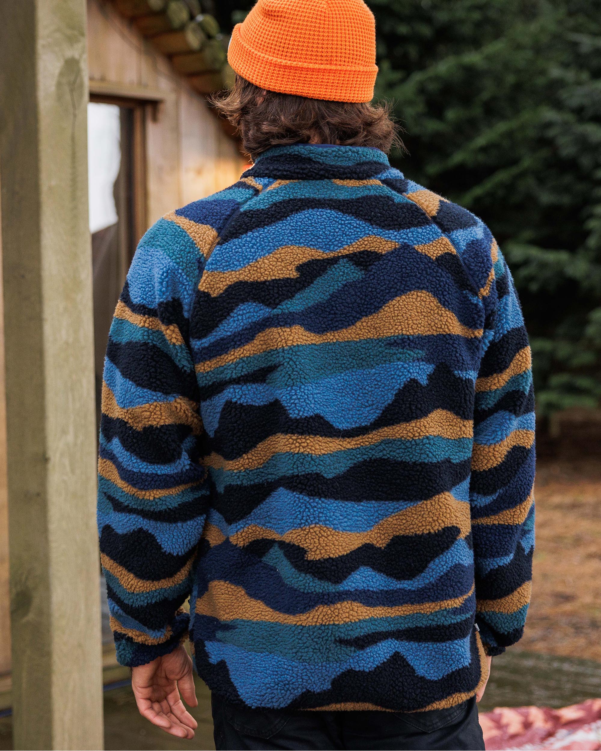 Offroad Sherpa 1/2 Zip Fleece - Scenic Navy - Image 4