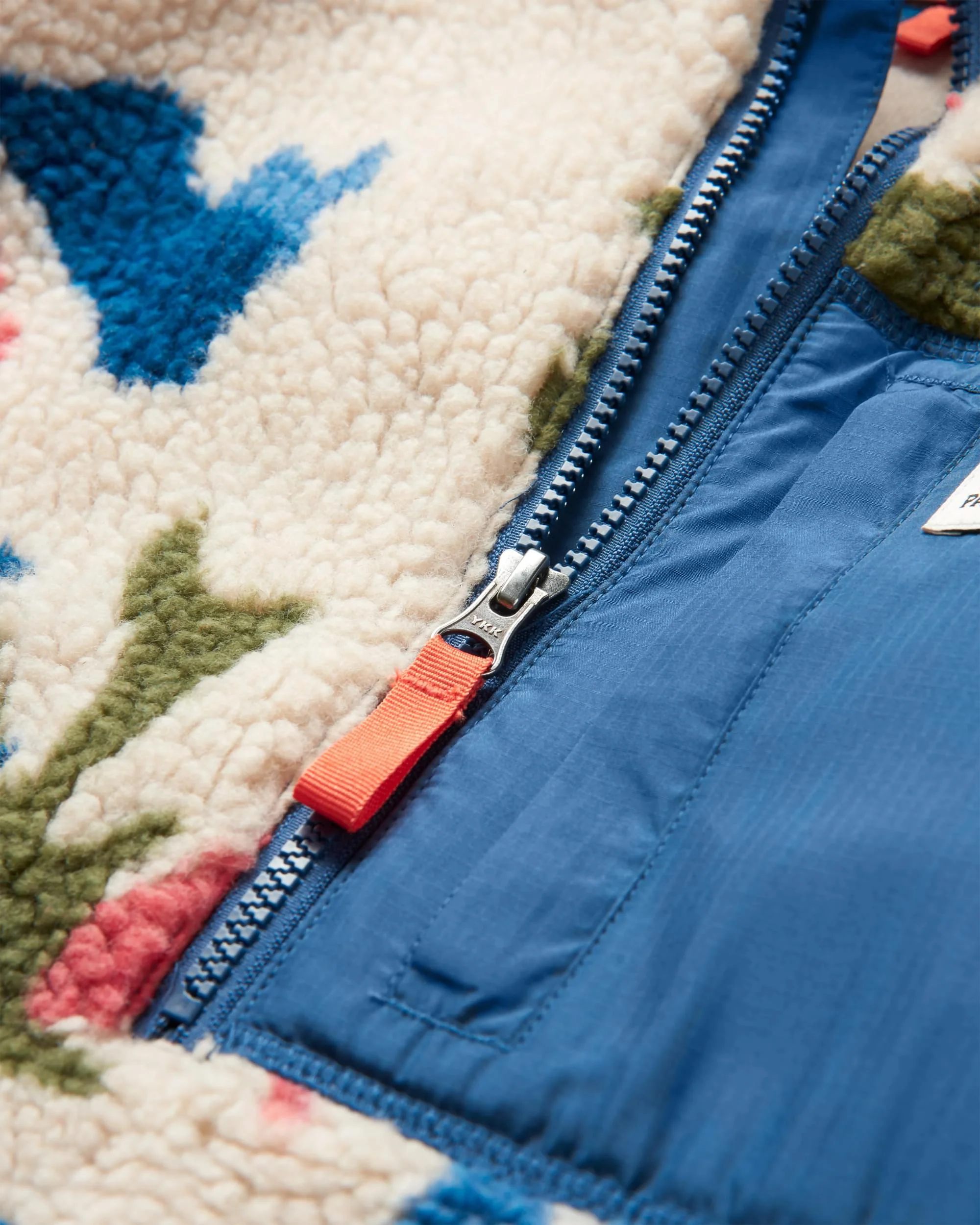 Offroad Sherpa 1/2 Zip Fleece - Seaweed Camo Pebble Grey - Image 5