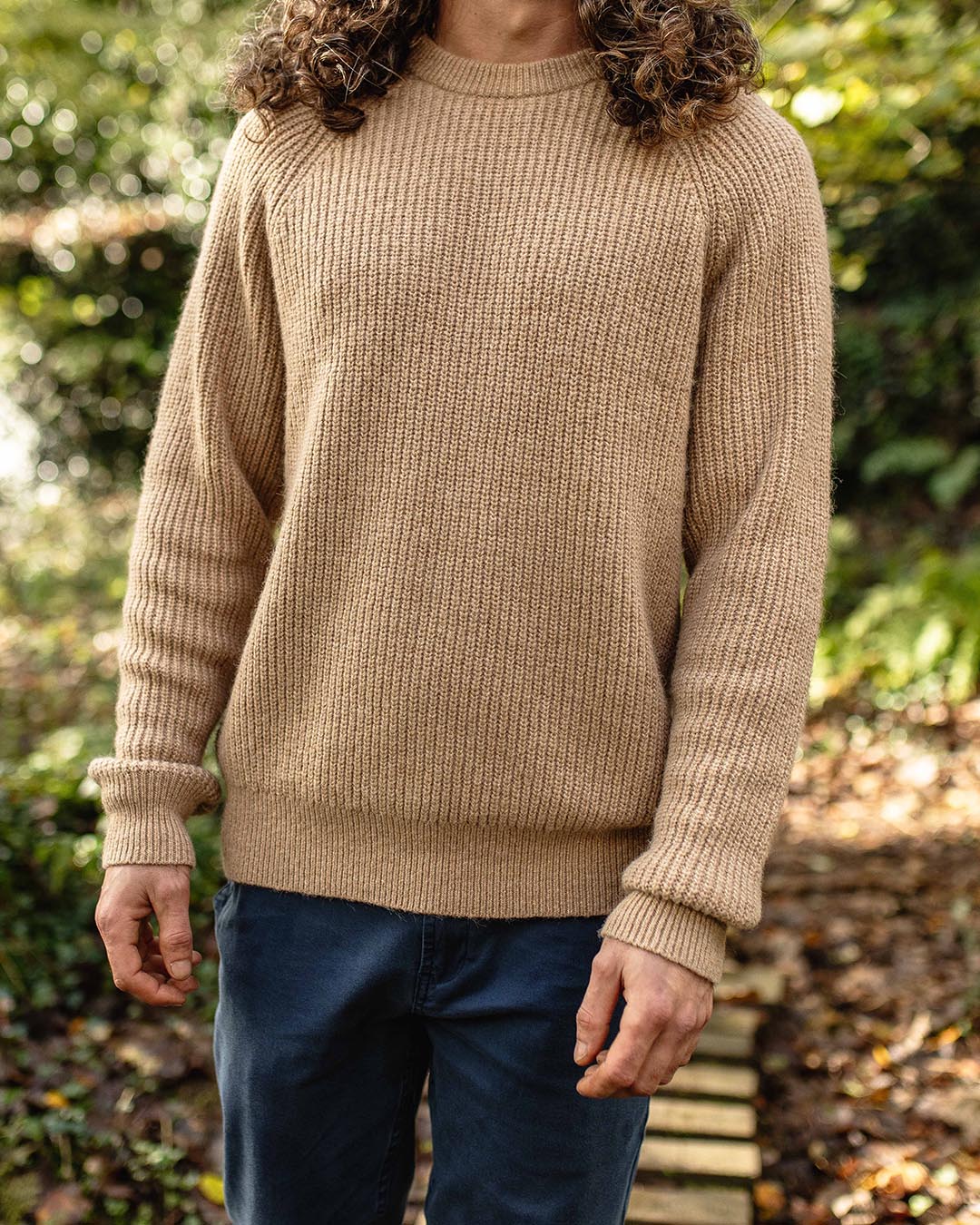 Offshore Knitted Jumper - Sand - Image 4