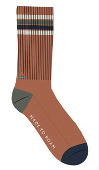 Classic Midweight Crew Socks - Burnt Orange - Image 5