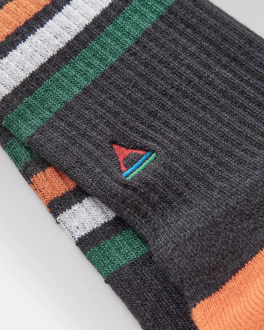 Classic Midweight Crew Socks - Charcoal - Image 4