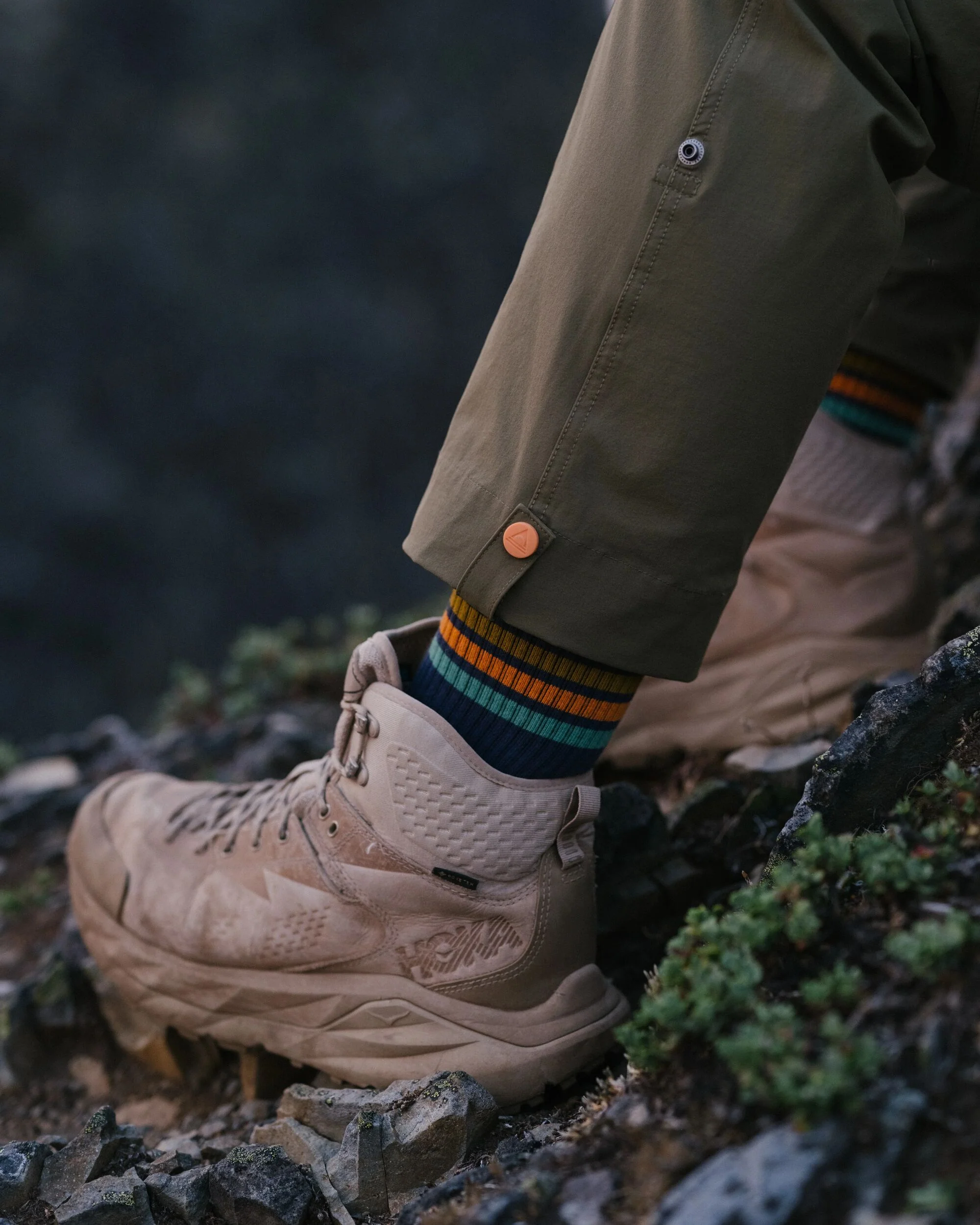 Classic Midweight Crew Socks - Navy - Image 3