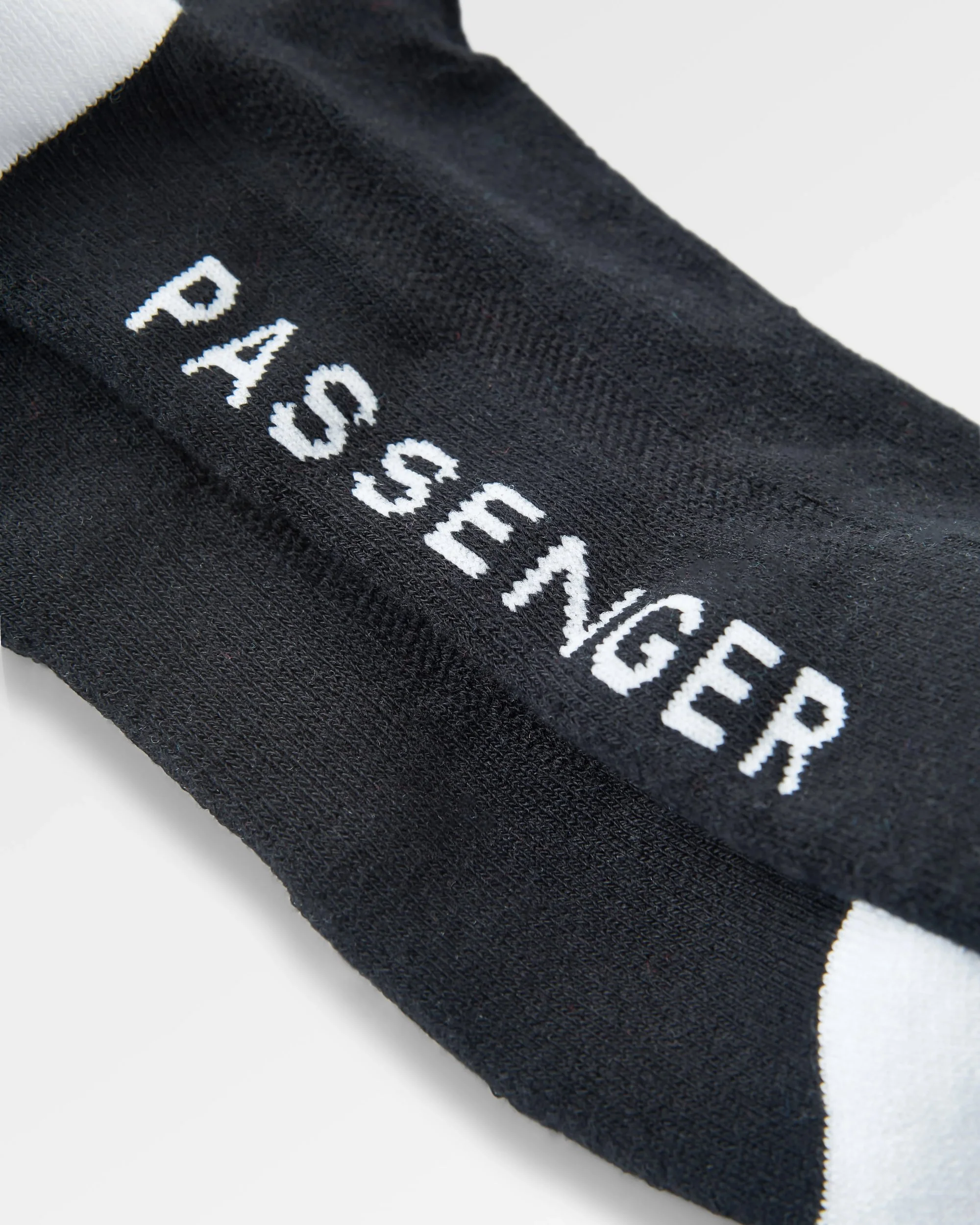 Organic Trainer Socks - Black - Image 4
