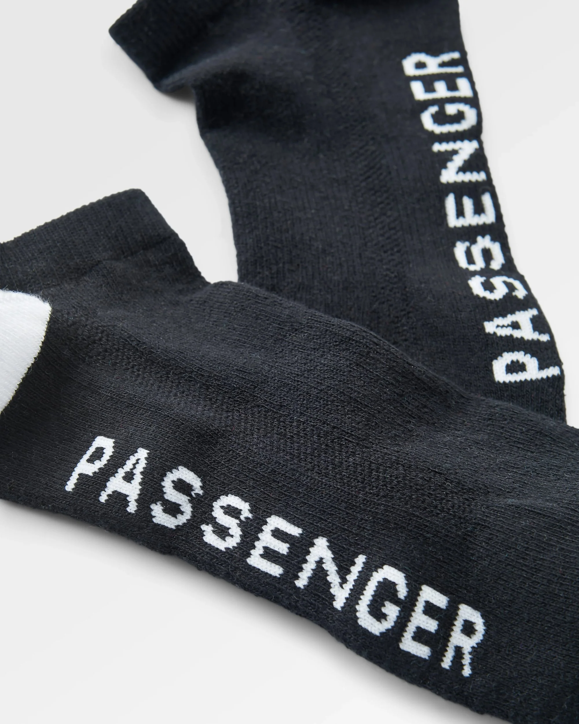 Organic Trainer Socks - Black - Image 6