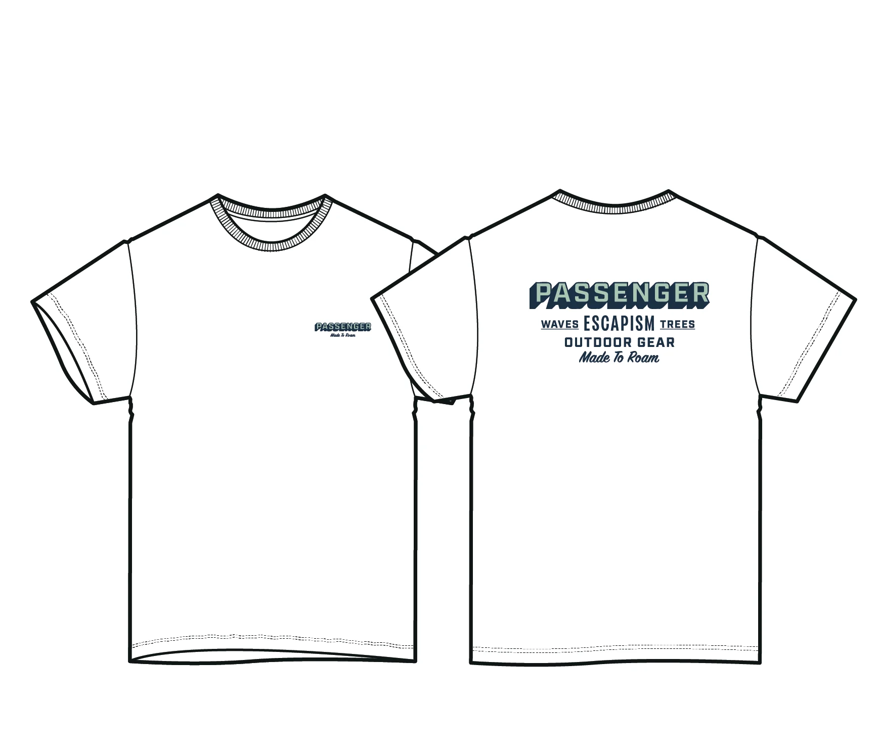 Outdoor Gear Organic Cotton T-Shirt - White - Image 12