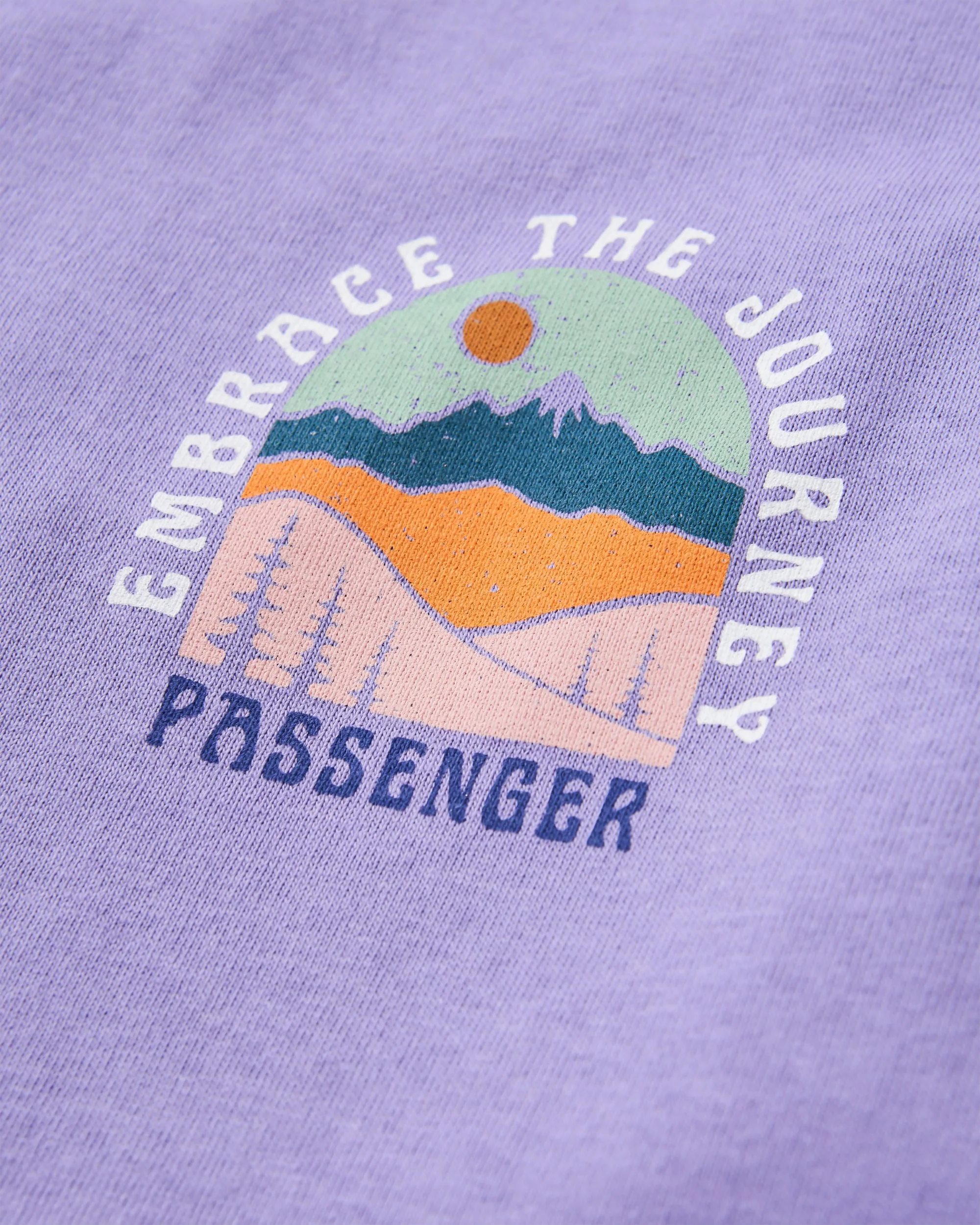 Outlook T-Shirt - Retro Purple - Image 3