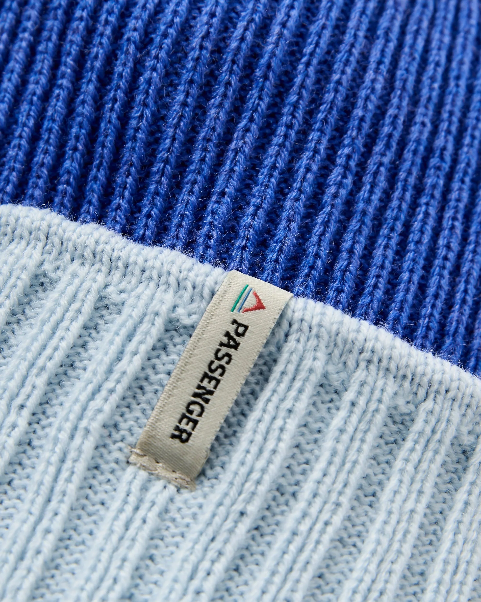 Outlook Reversible Beanie - Ice Blue / Electric Blue - Image 6