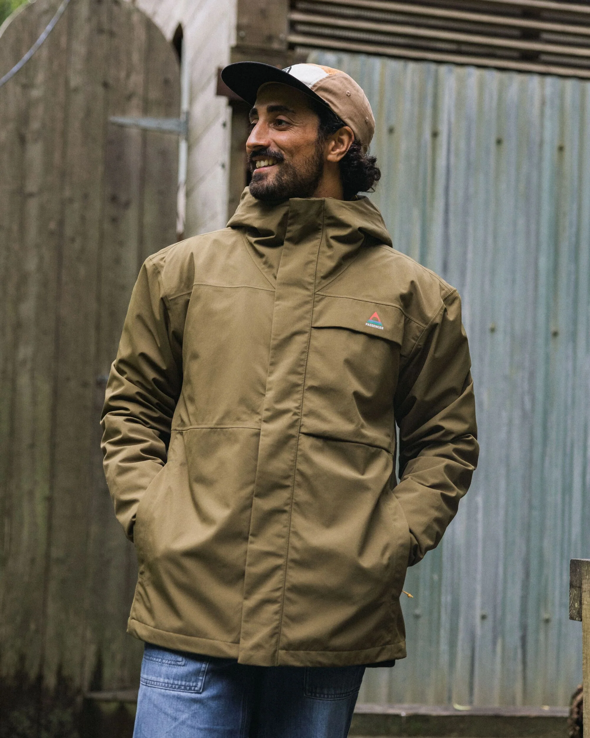 Overland Waterproof Jacket - Dark Olive - Image 3